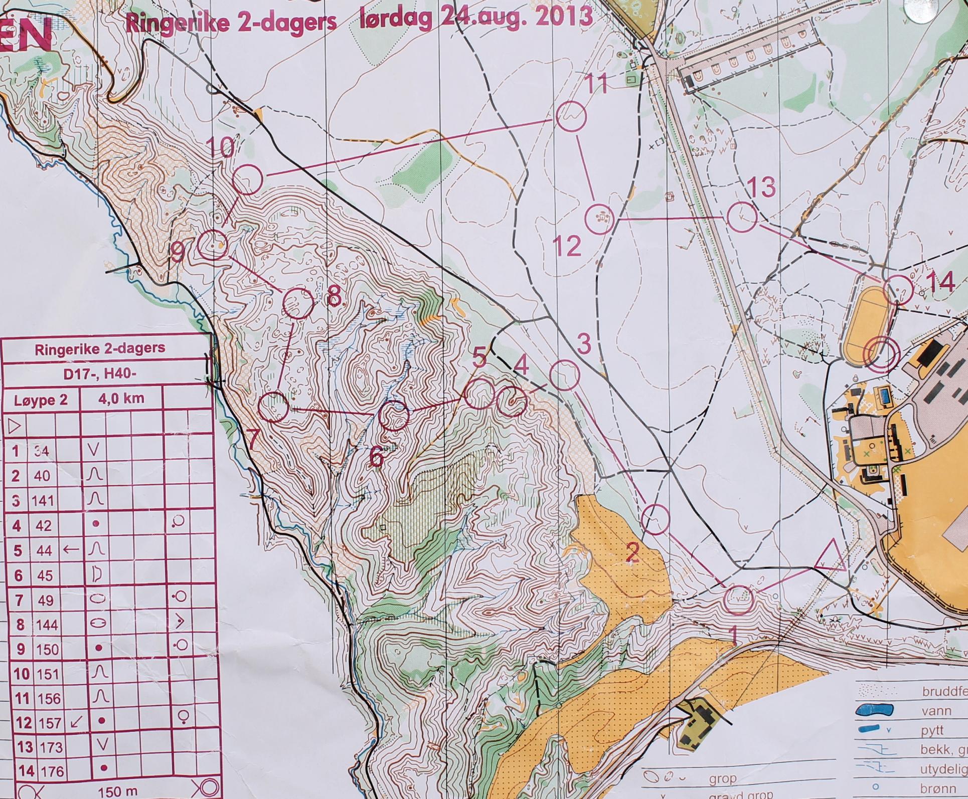 Ringerike 2-dagers lørdag H40 (2013-08-24)