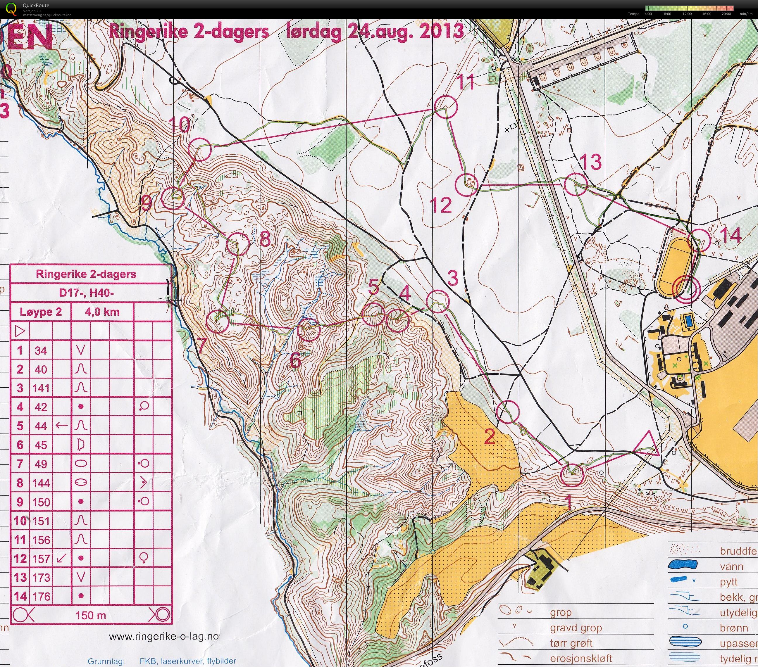 Ringerike 2-Dagers Dag 1 - H40 (24.08.2013)