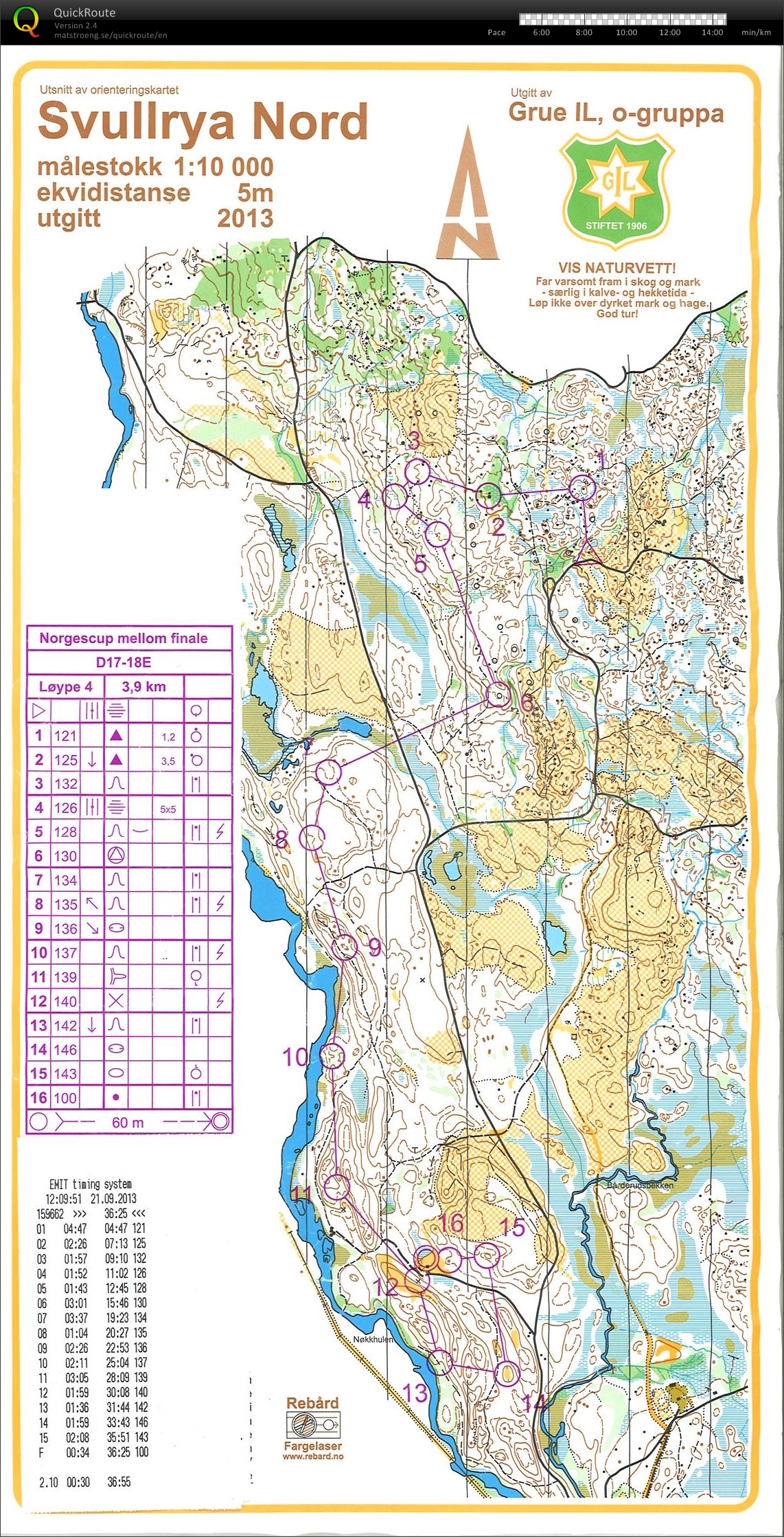 Norgescup mellom D17-18 (21/09/2013)