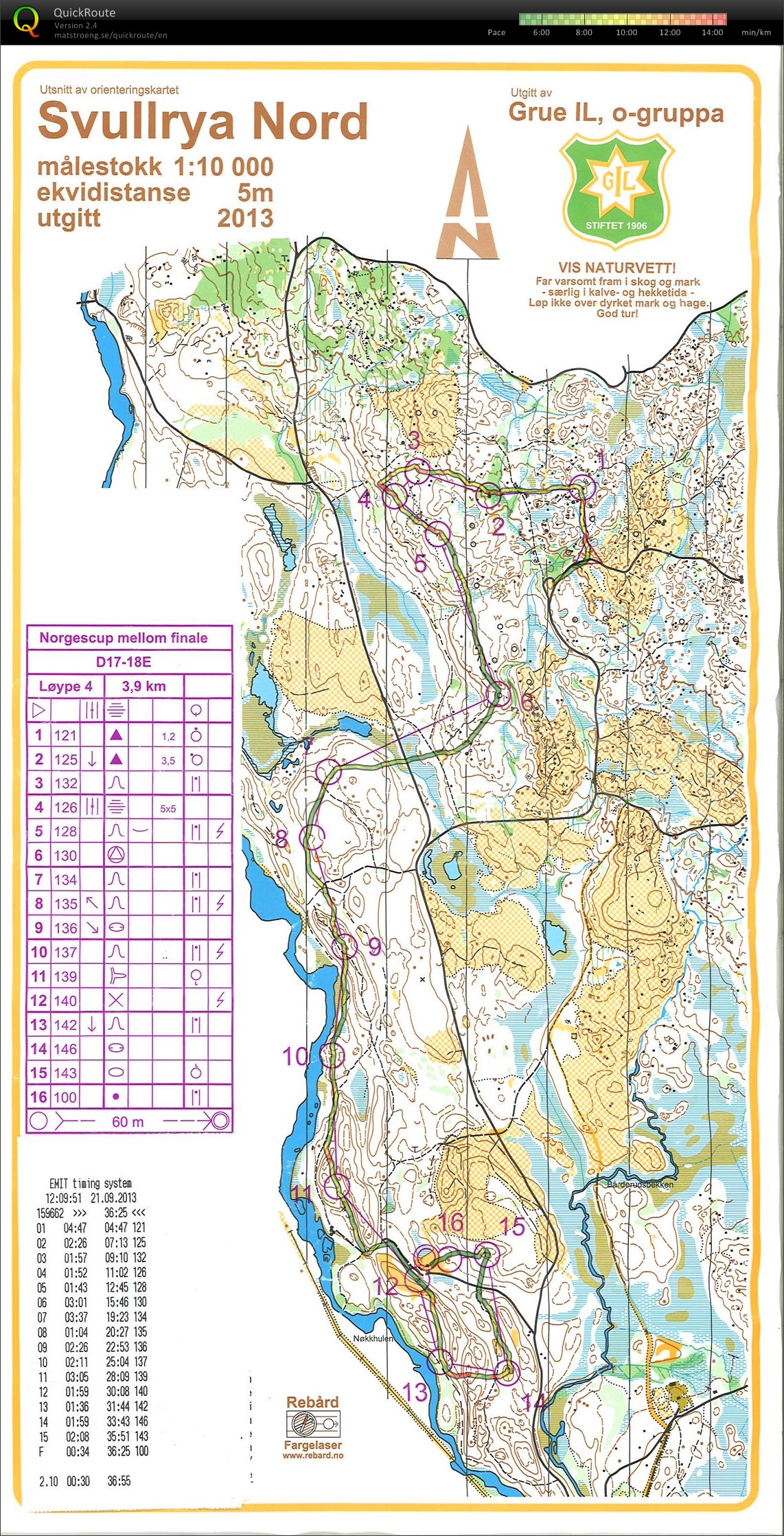 Norgescup mellom D17-18 (21-09-2013)