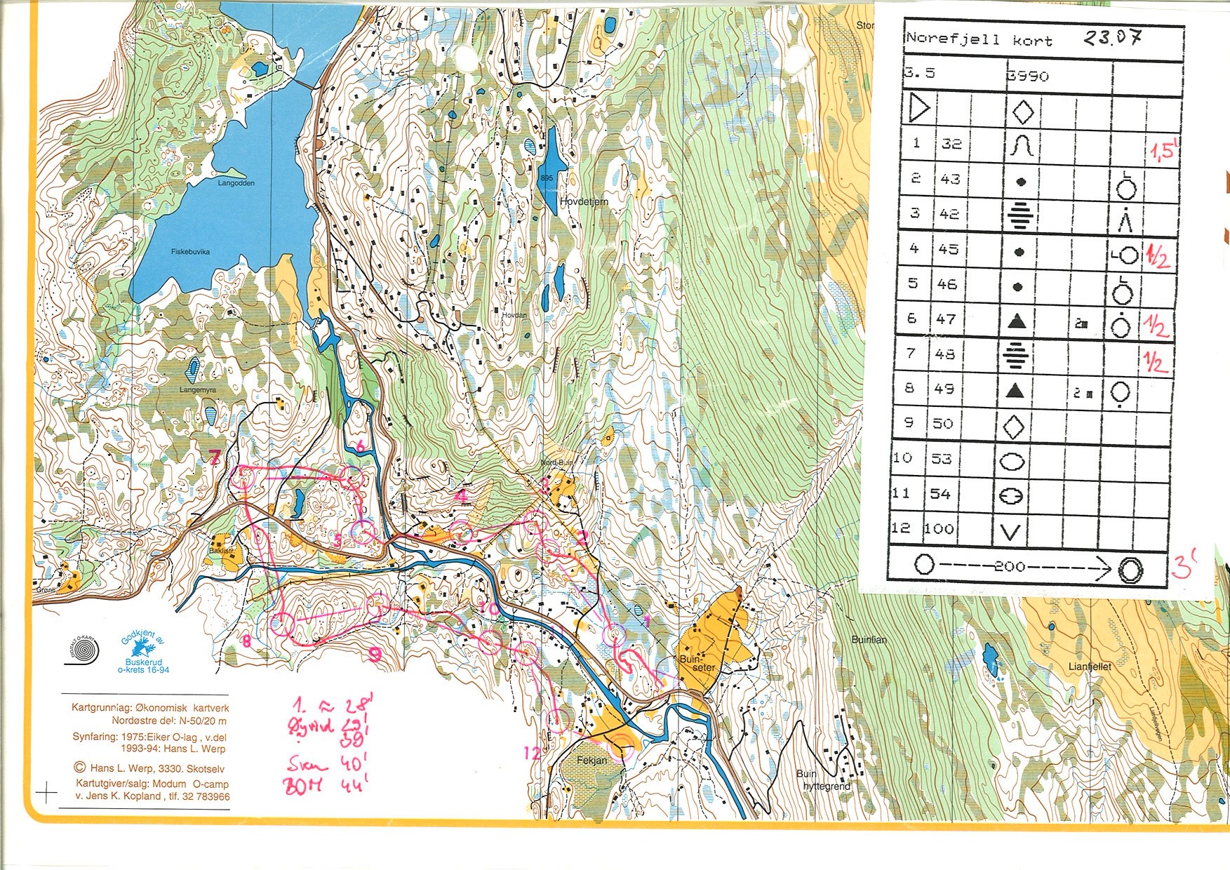 Norefjell 2-dagers (23-07-1994)