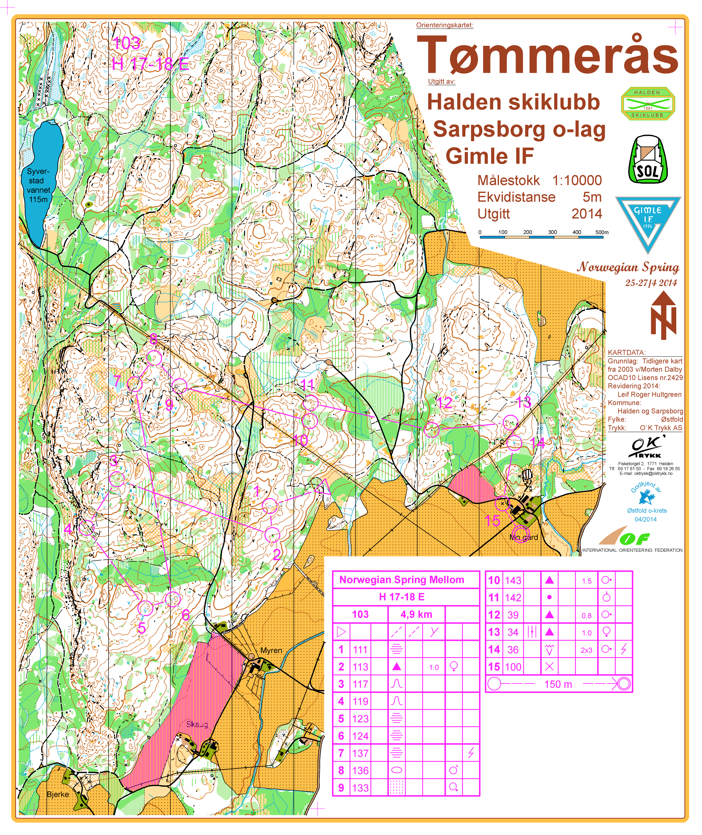 Norwegian Spring Mellom (Vårspretten) (2014-04-26)