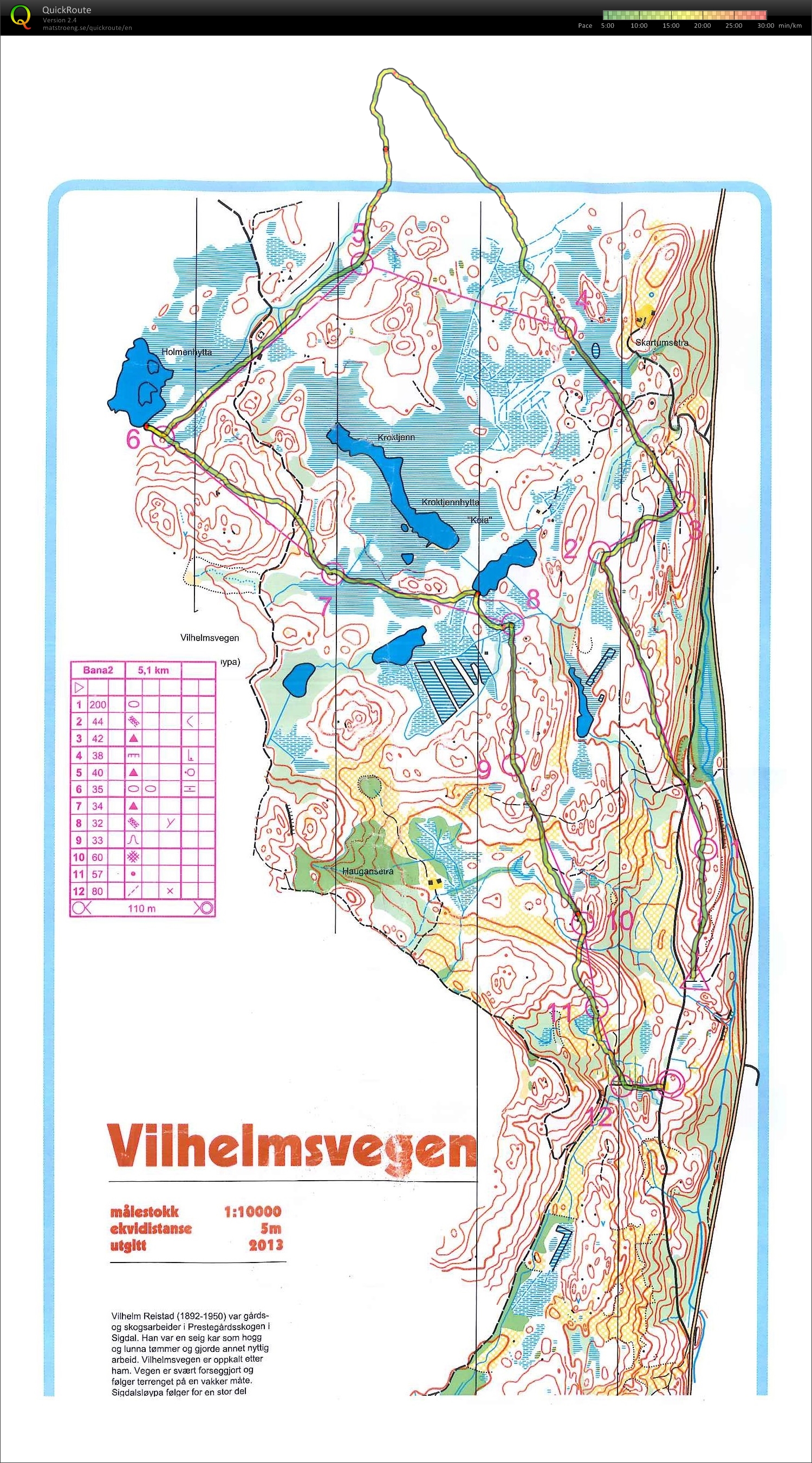 Sigdalsløpet 5.1 km (11/05/2014)