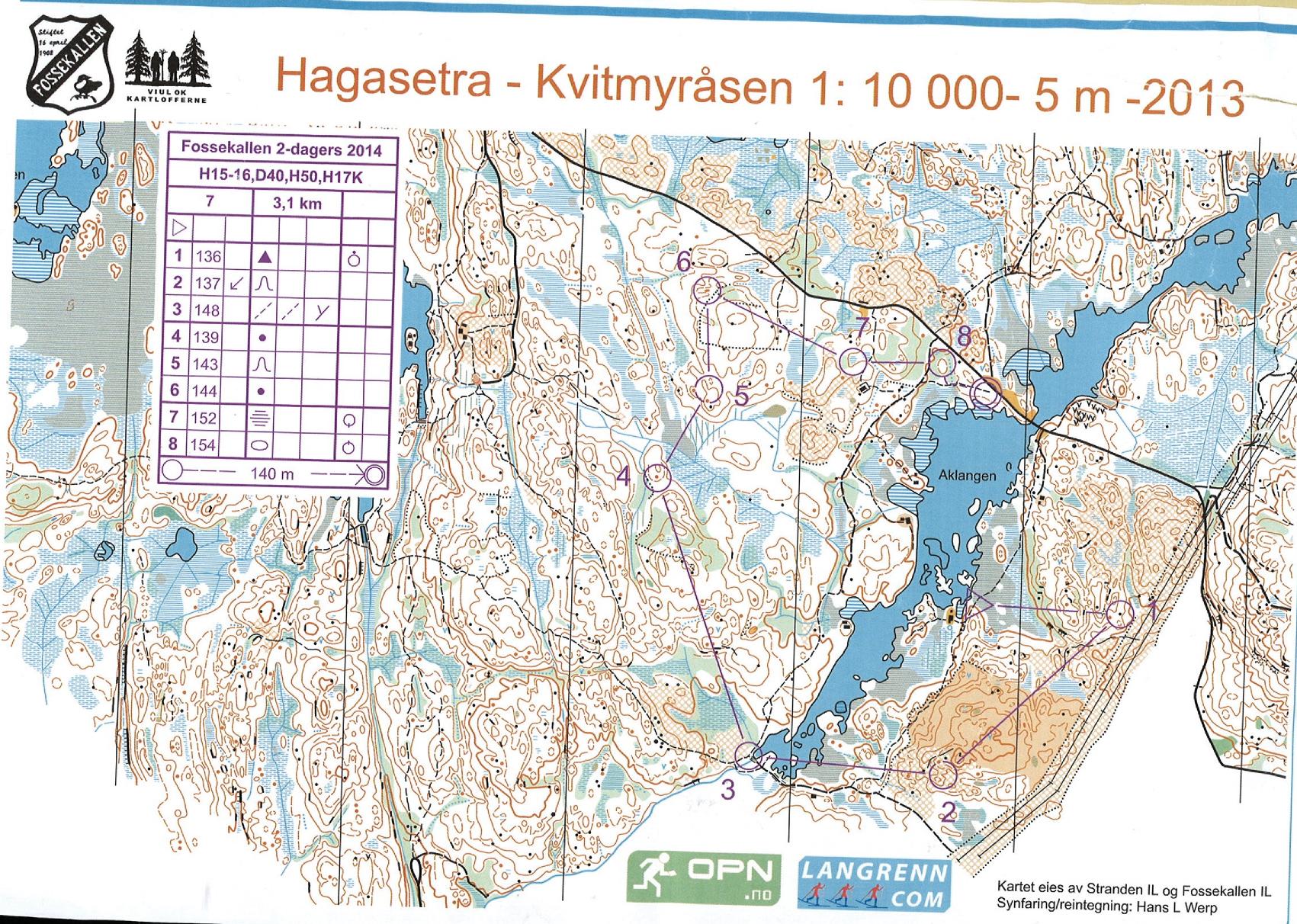 Fossekallen 2 dagers dag1 - H50 (21.06.2014)