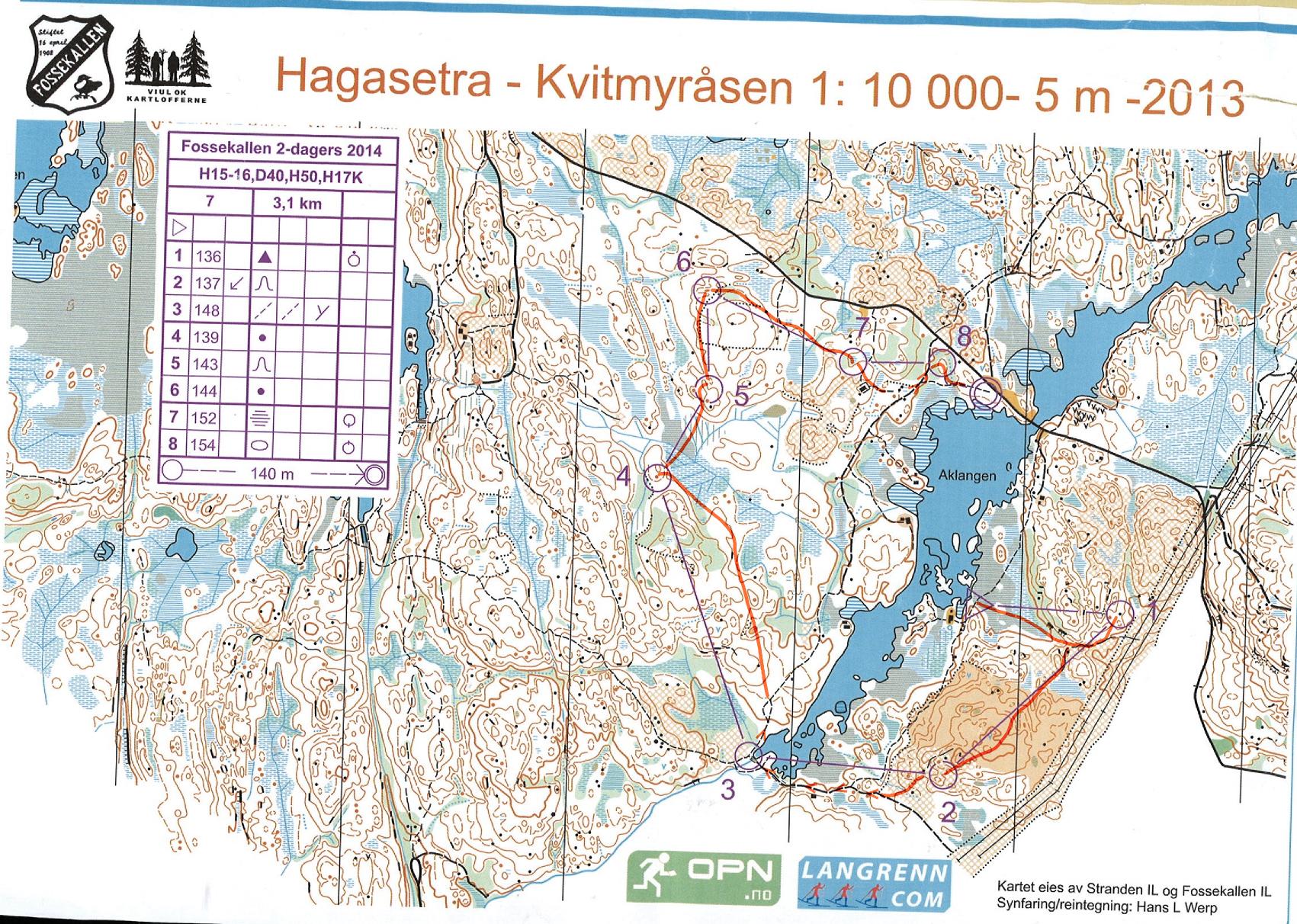 Fossekallen 2 dagers dag1 - H50 (21/06/2014)