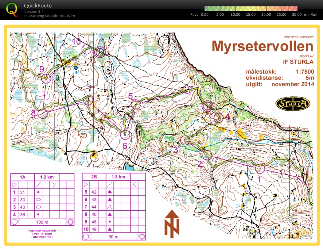 Tio-tog i Myrdalen (2014-11-10)