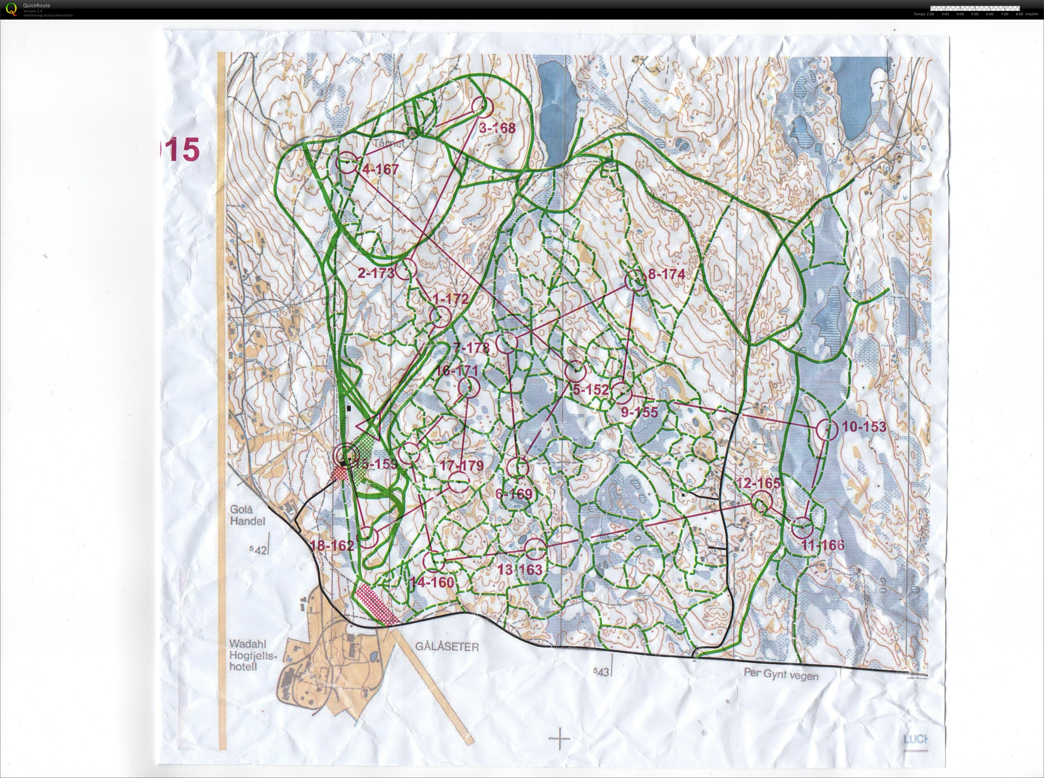 NM-stafett ski-o (11.01.2015)