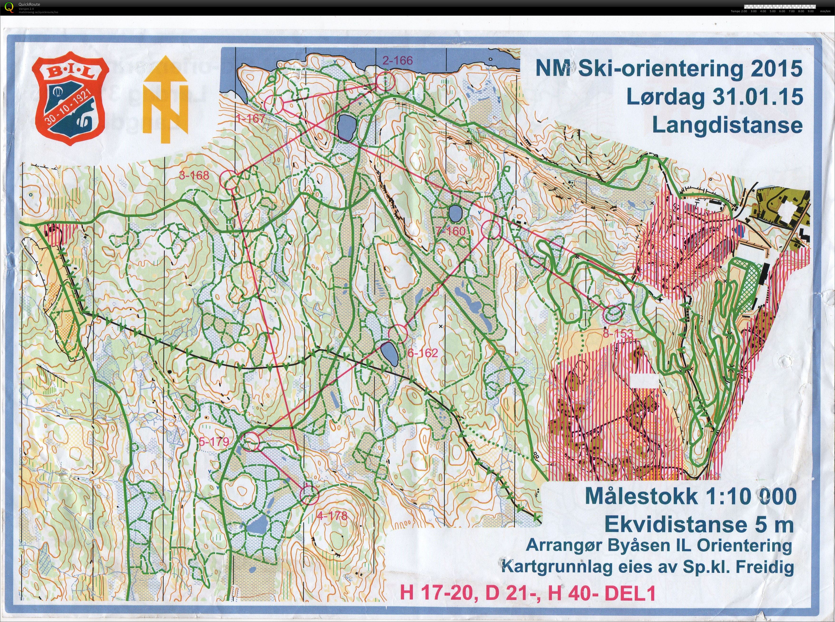 NM-lang ski-o del 1 (31/01/2015)