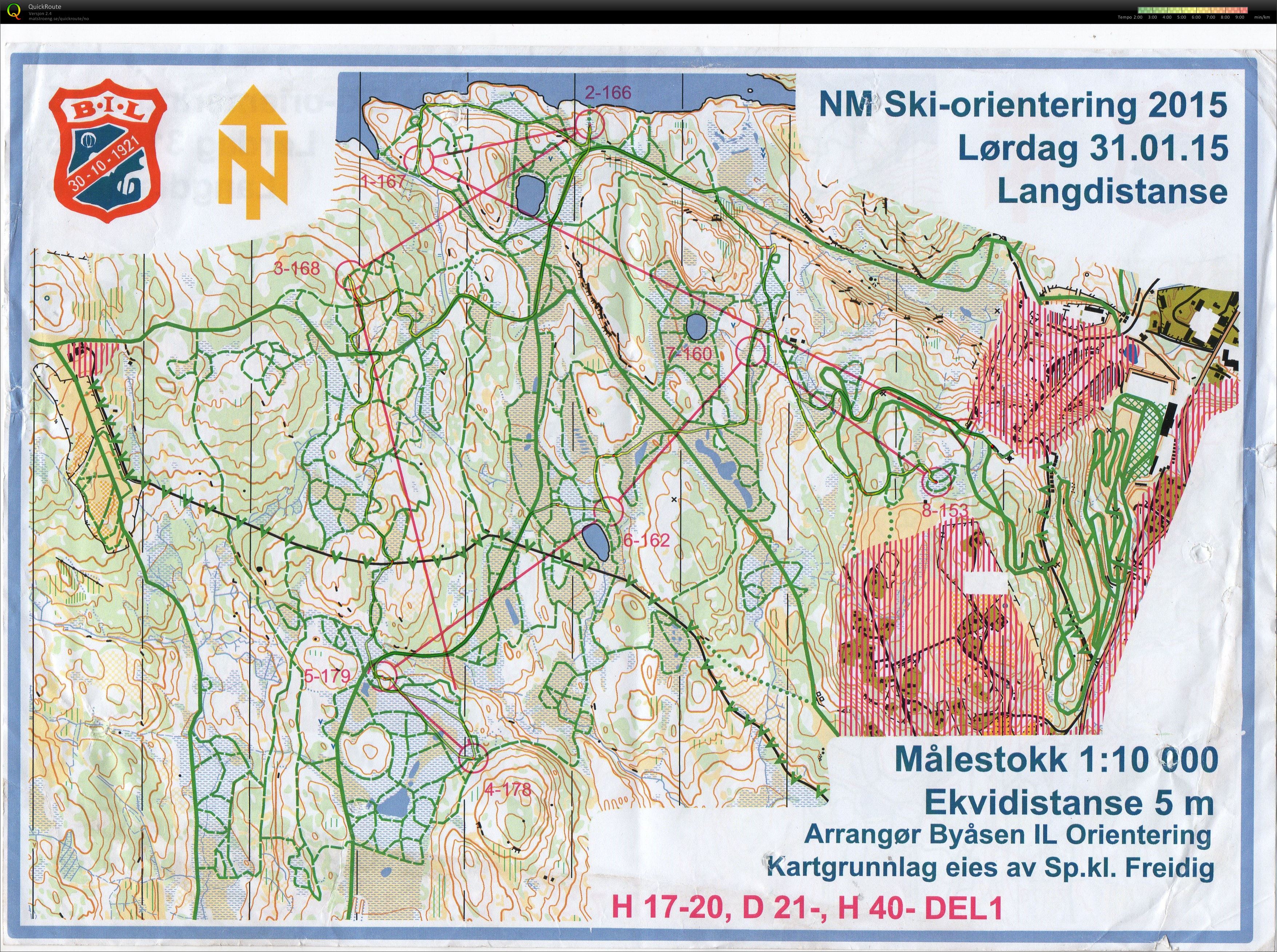 NM-lang ski-o del 1 (31/01/2015)
