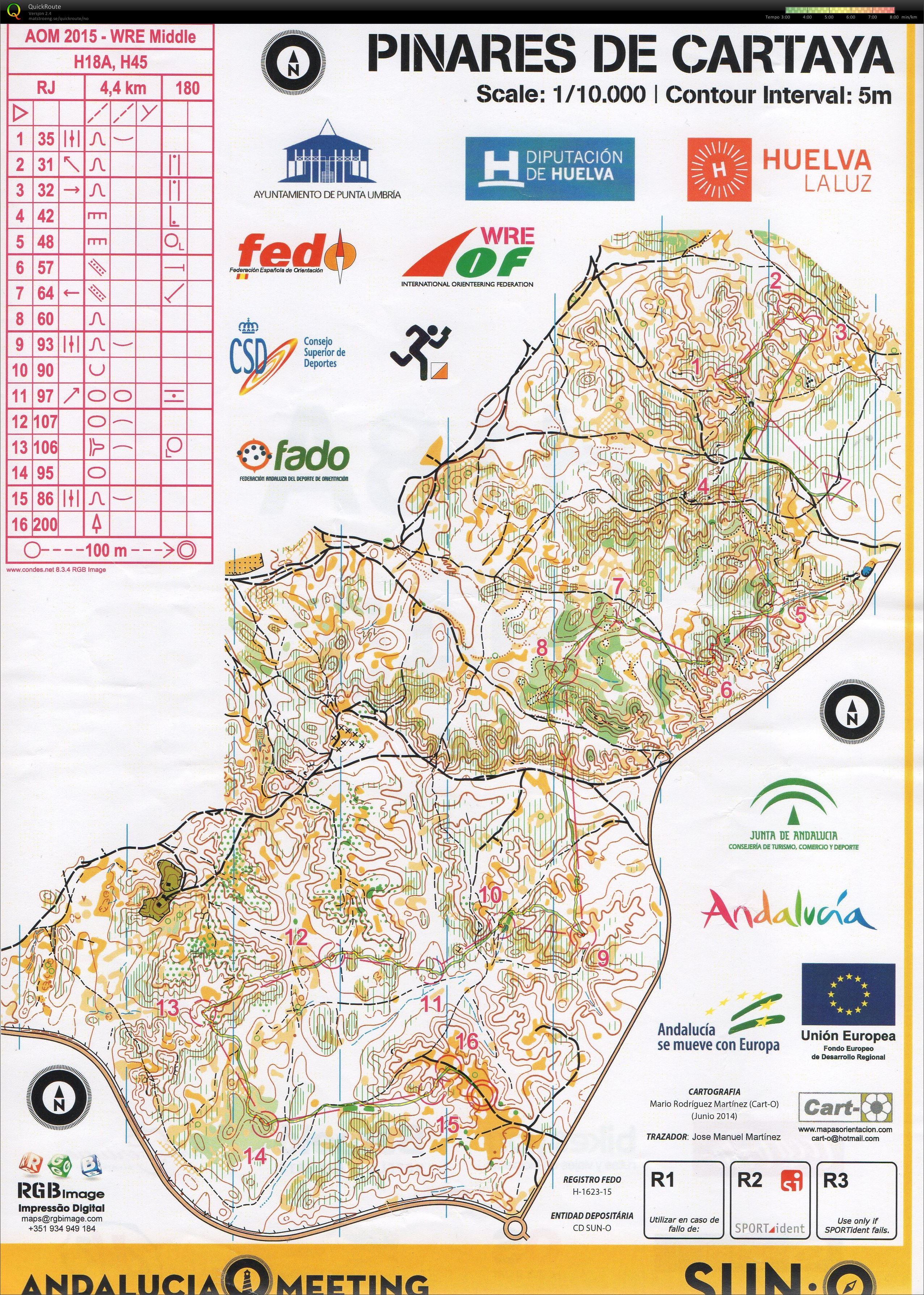 Andalucia o-meeting Middle (28-02-2015)