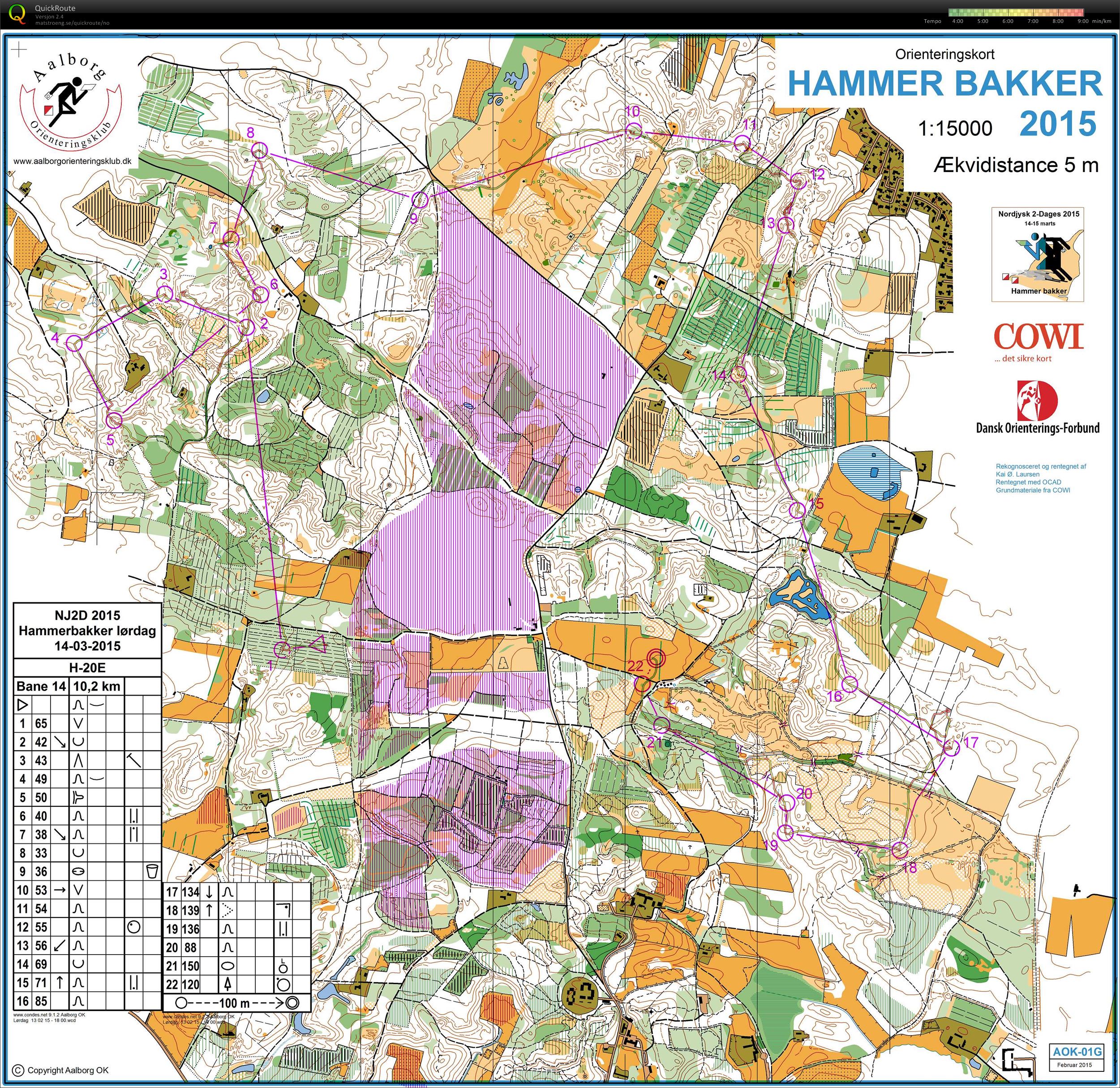 Nordjysk 2 dagers Langdistanse (14/03/2015)