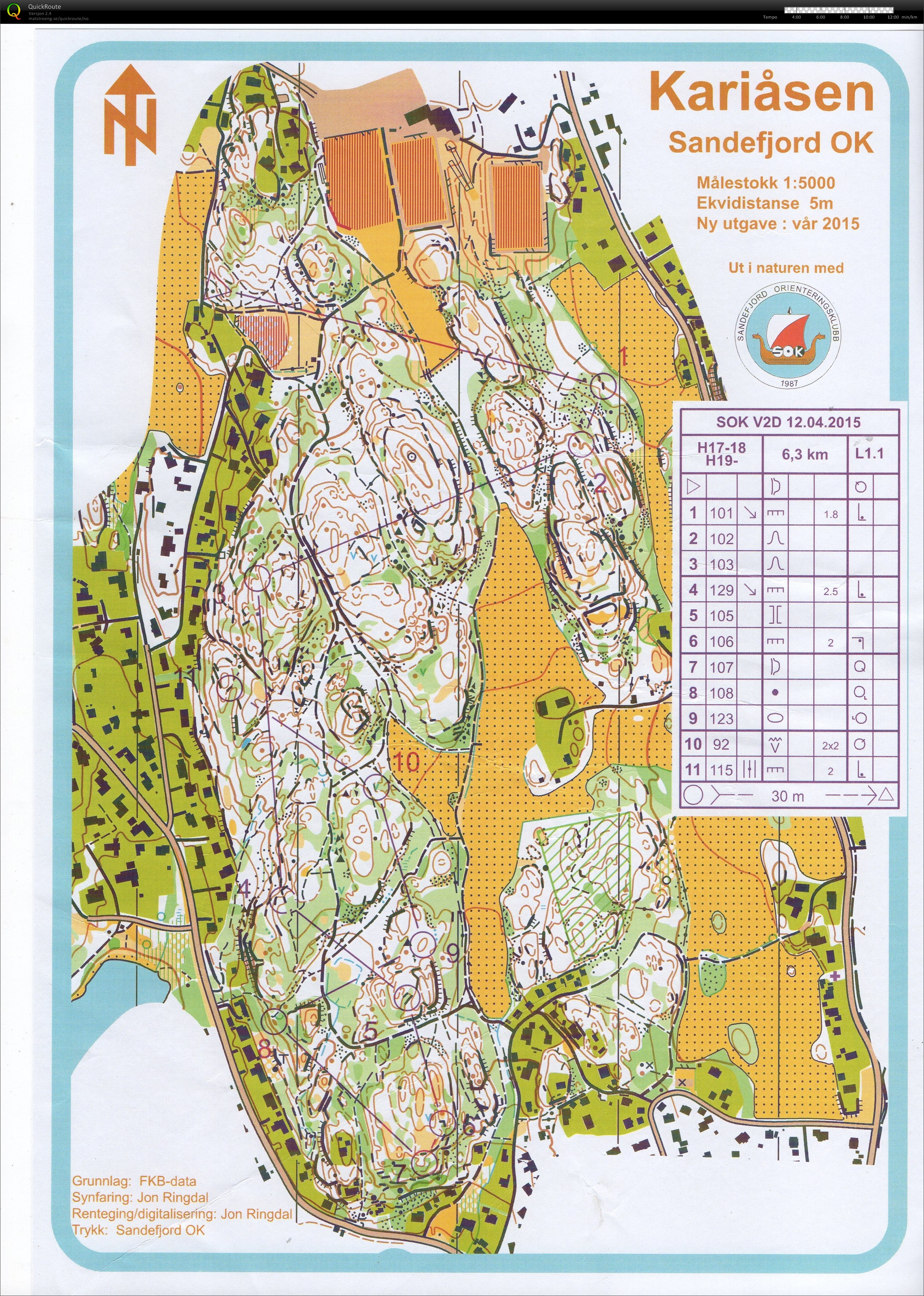 Vestfold 2-dagers søndag del 1 (2015-04-12)