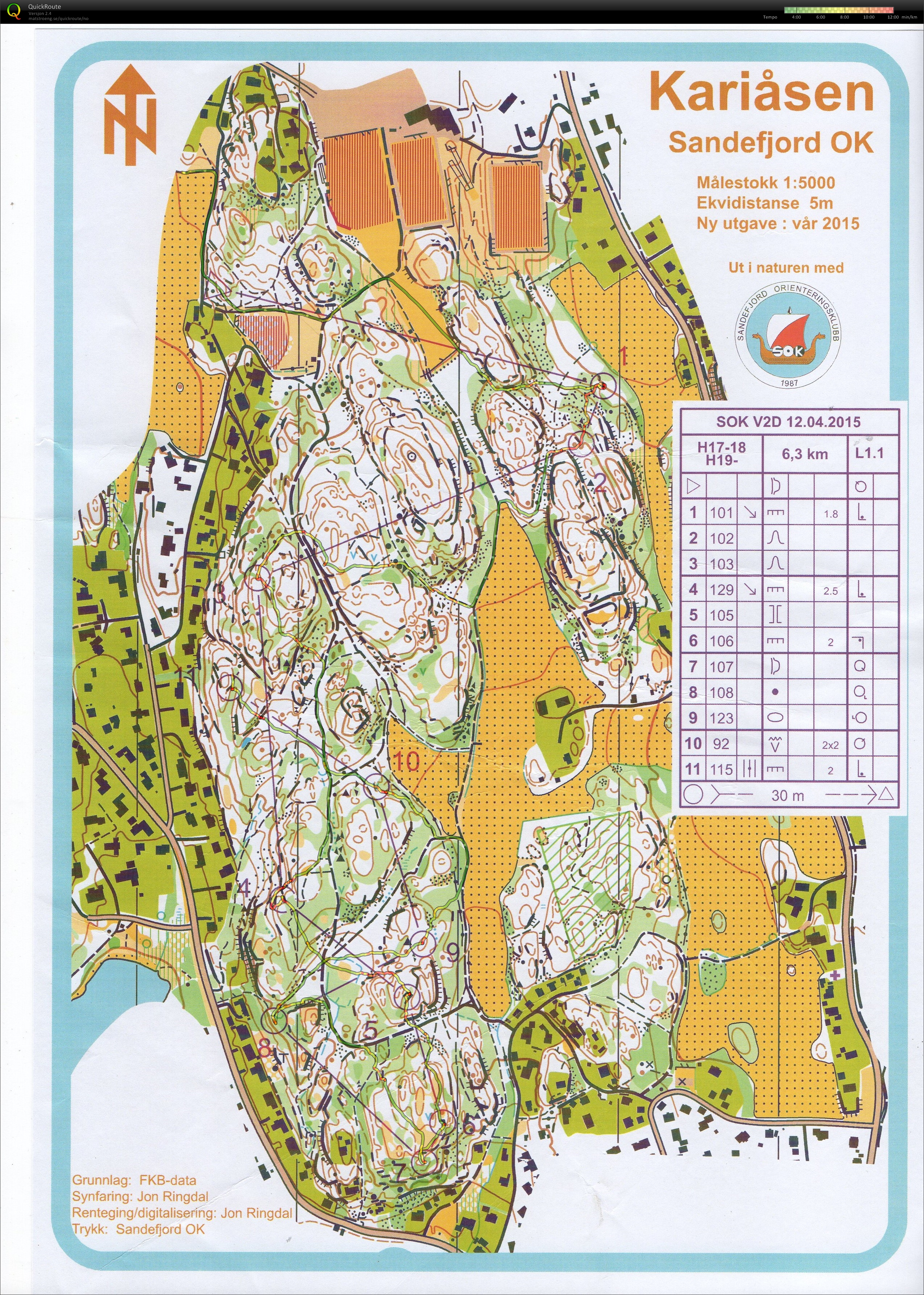 Vestfold 2-dagers søndag del 1 (2015-04-12)