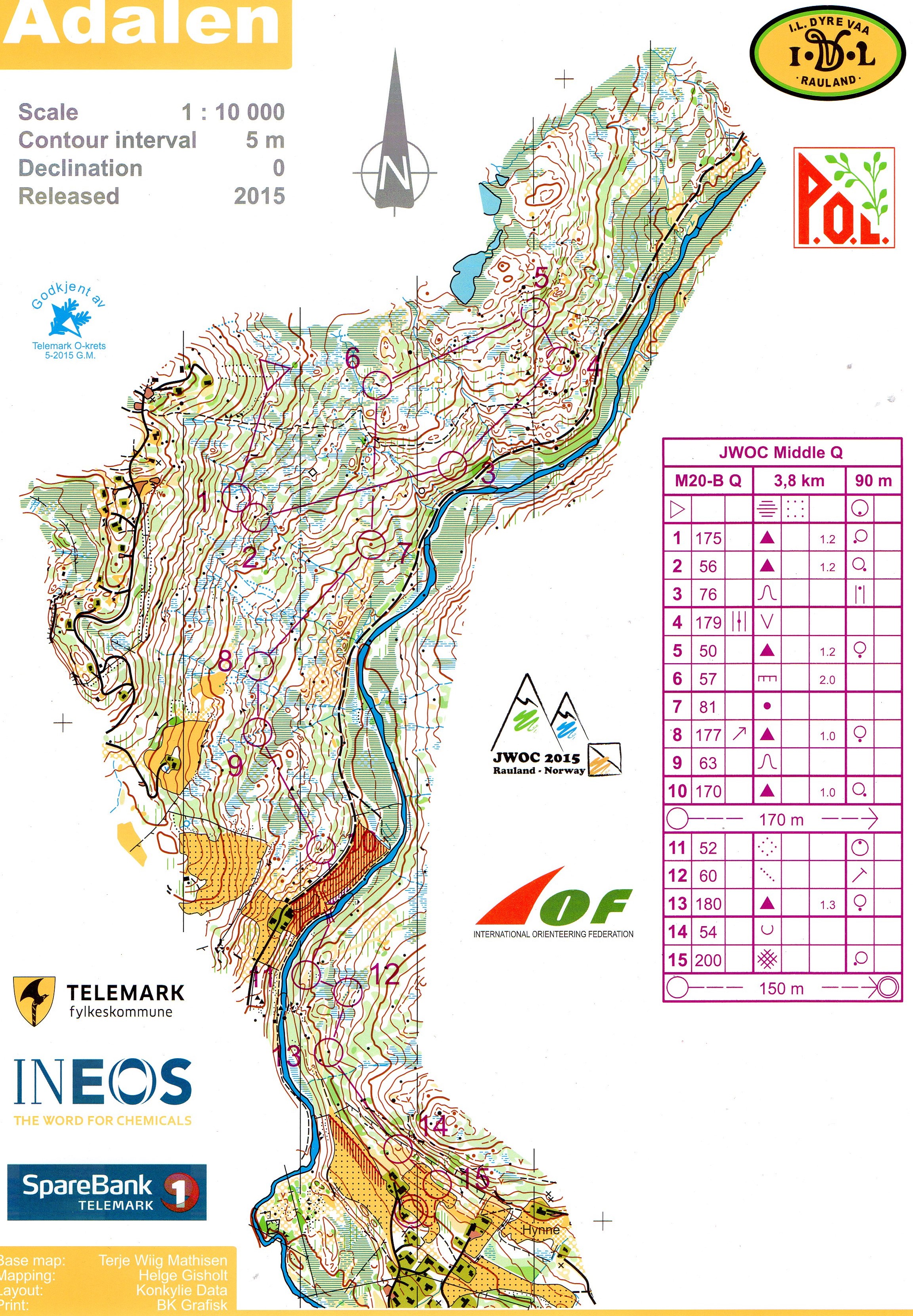 JWOC Middle Qualification (06-07-2015)