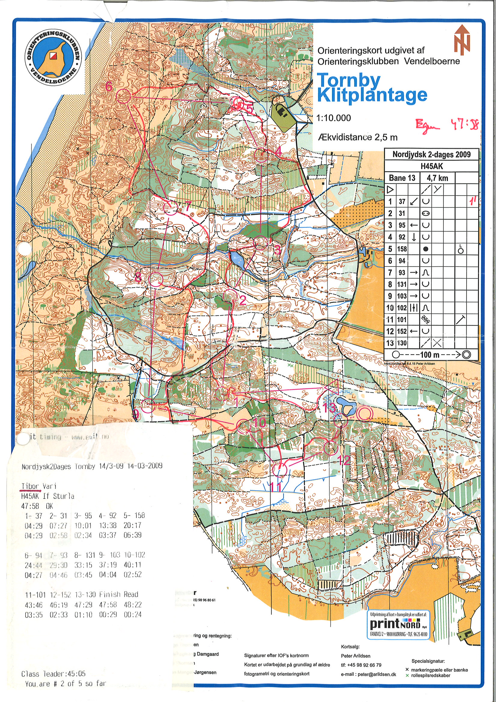 Nordjysk 2-dages H45AK (2009-03-14)