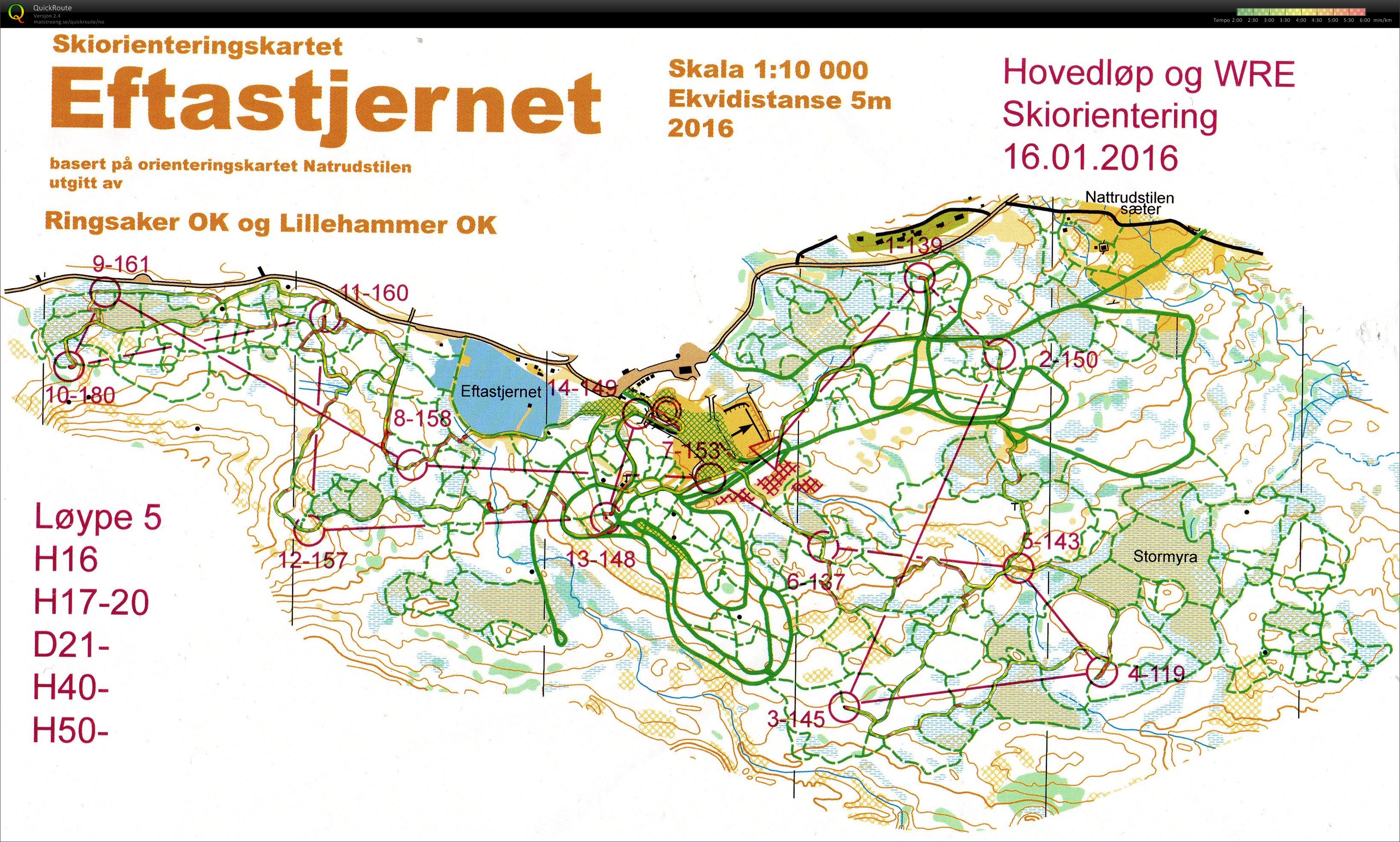 NC ski-o Natrudstilen (16.01.2016)