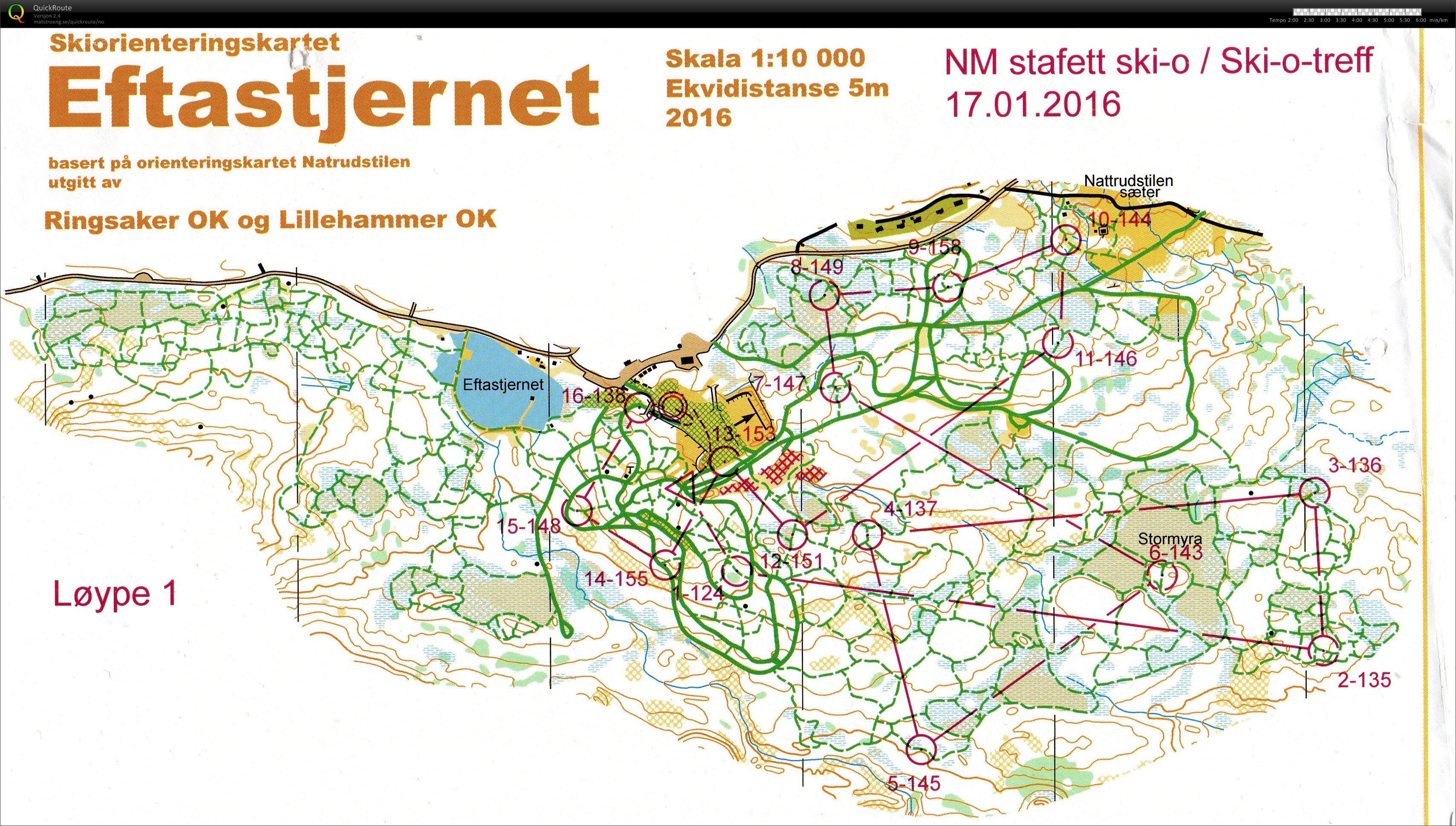 NM-stafett ski-o (17/01/2016)