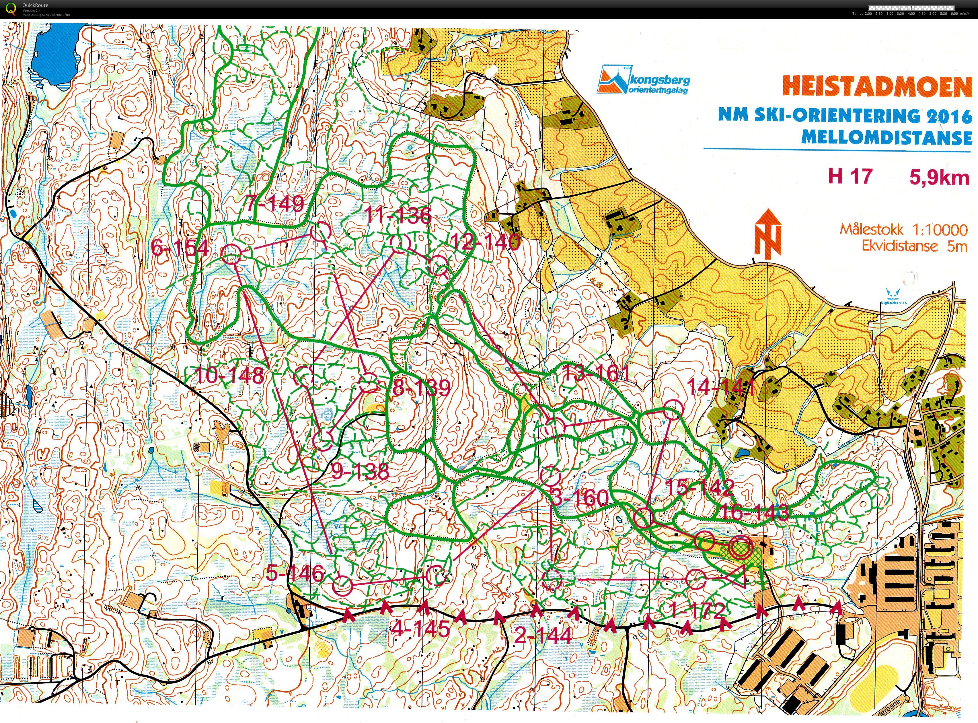 NM-mellom ski-o (06.02.2016)