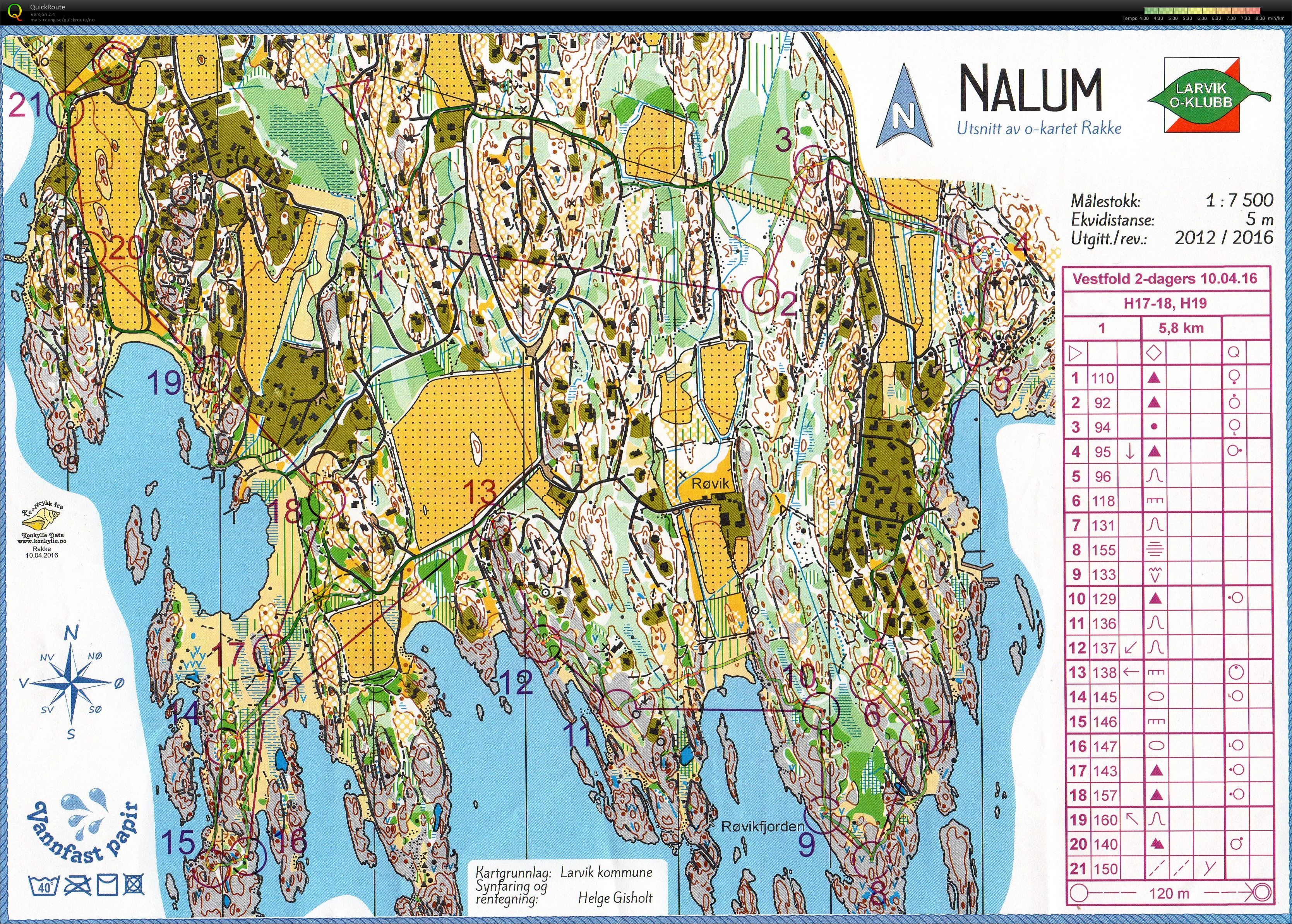 Vestfold 2-dagers dag 2 (2016-04-10)