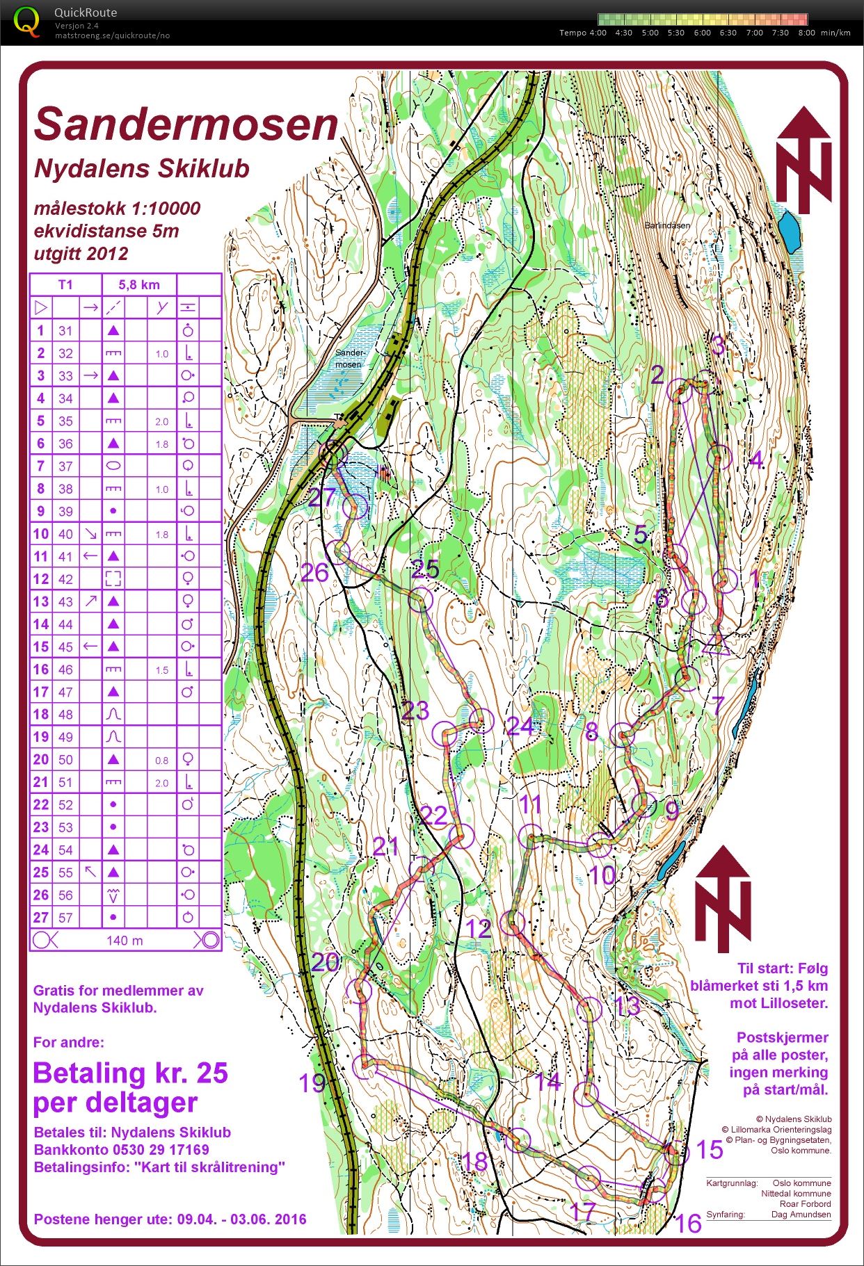 Skrålitrening Sandermosen (2016-05-27)