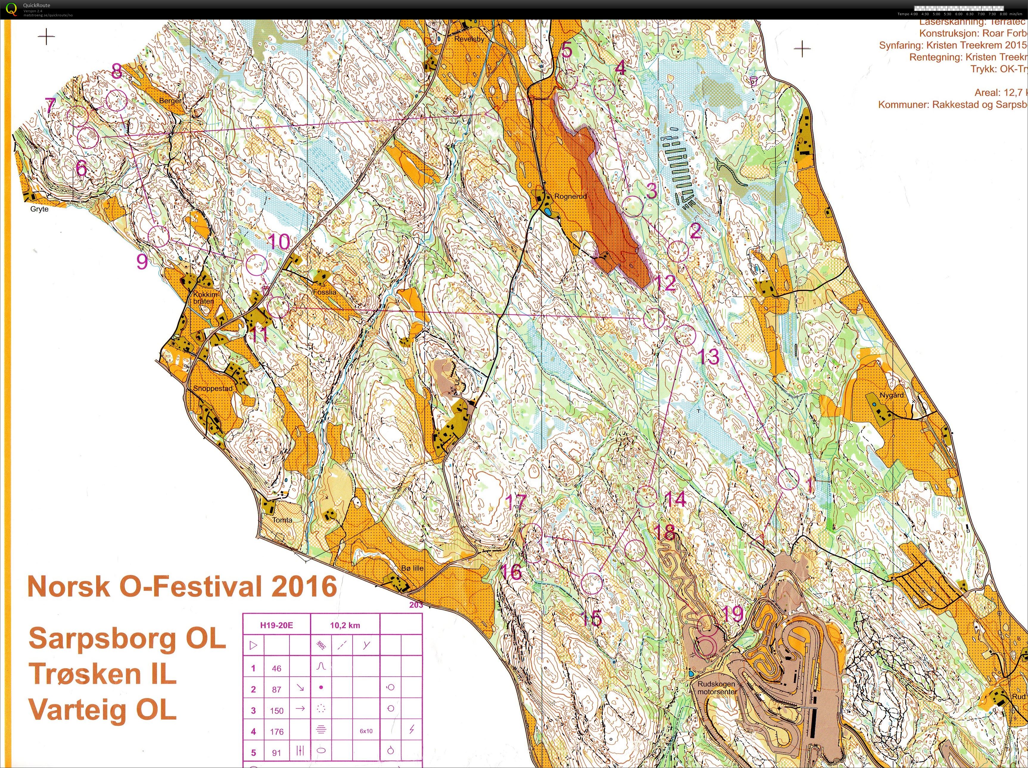 O-festivalen langdistanse (25/06/2016)