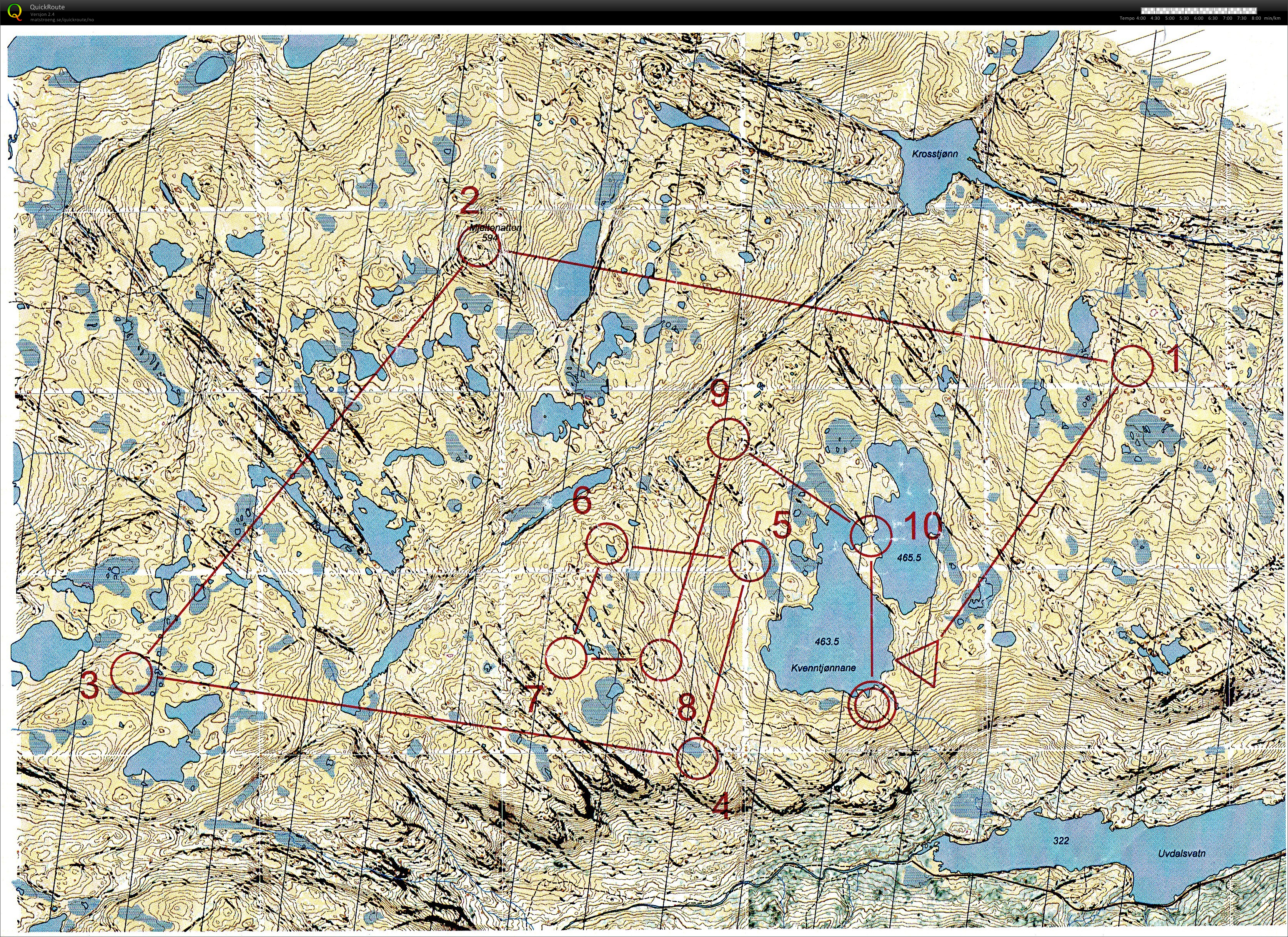 Treningsløp på Kvenntjønnane (20-07-2016)