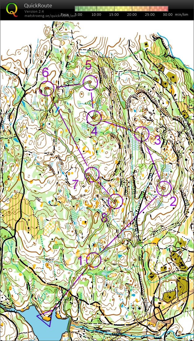 Setter ut merkebånd (05.08.2016)