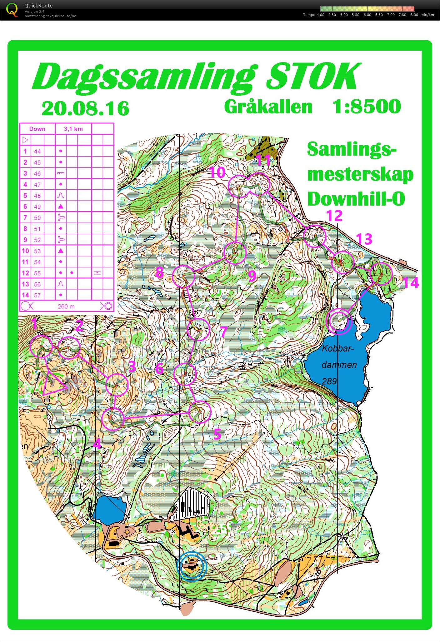 Dagssamling STOK økt 2 (Downhill) (20.08.2016)