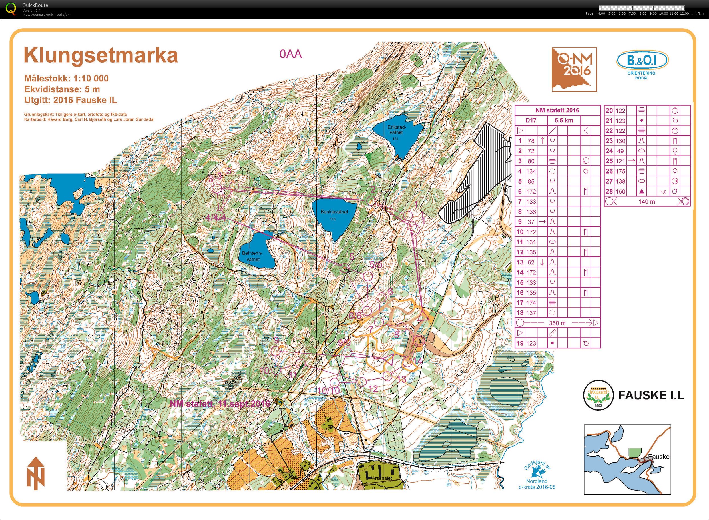 NM stafett D17 2. etappe (2016-09-11)