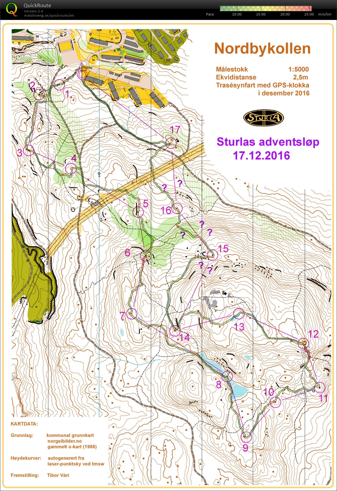 Sturlas adventsløp (17/12/2016)