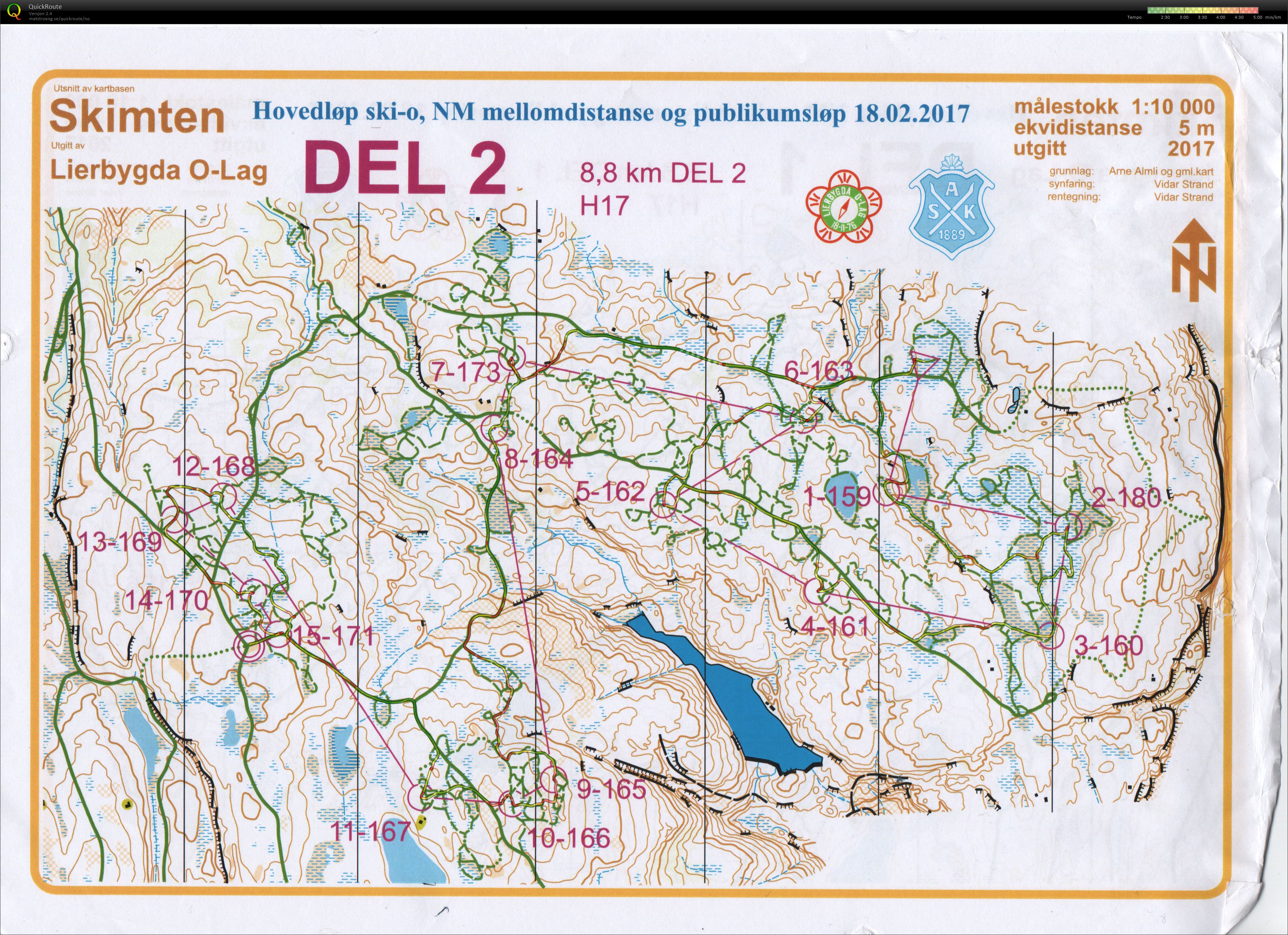 Ski-o NM-mellom del 2 (18.02.2017)