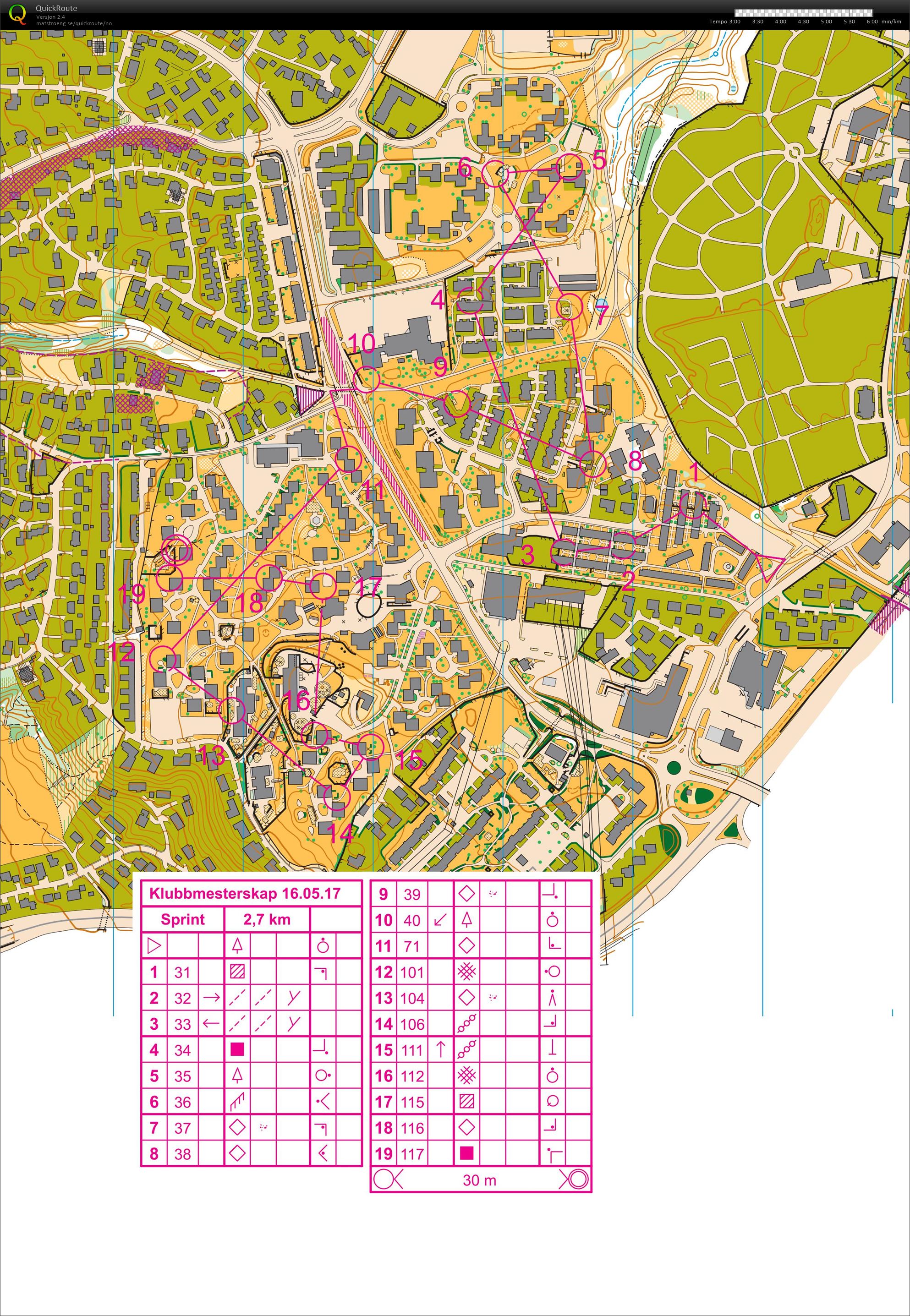 NTNUI Klubbmesterskap sprint (16/05/2017)