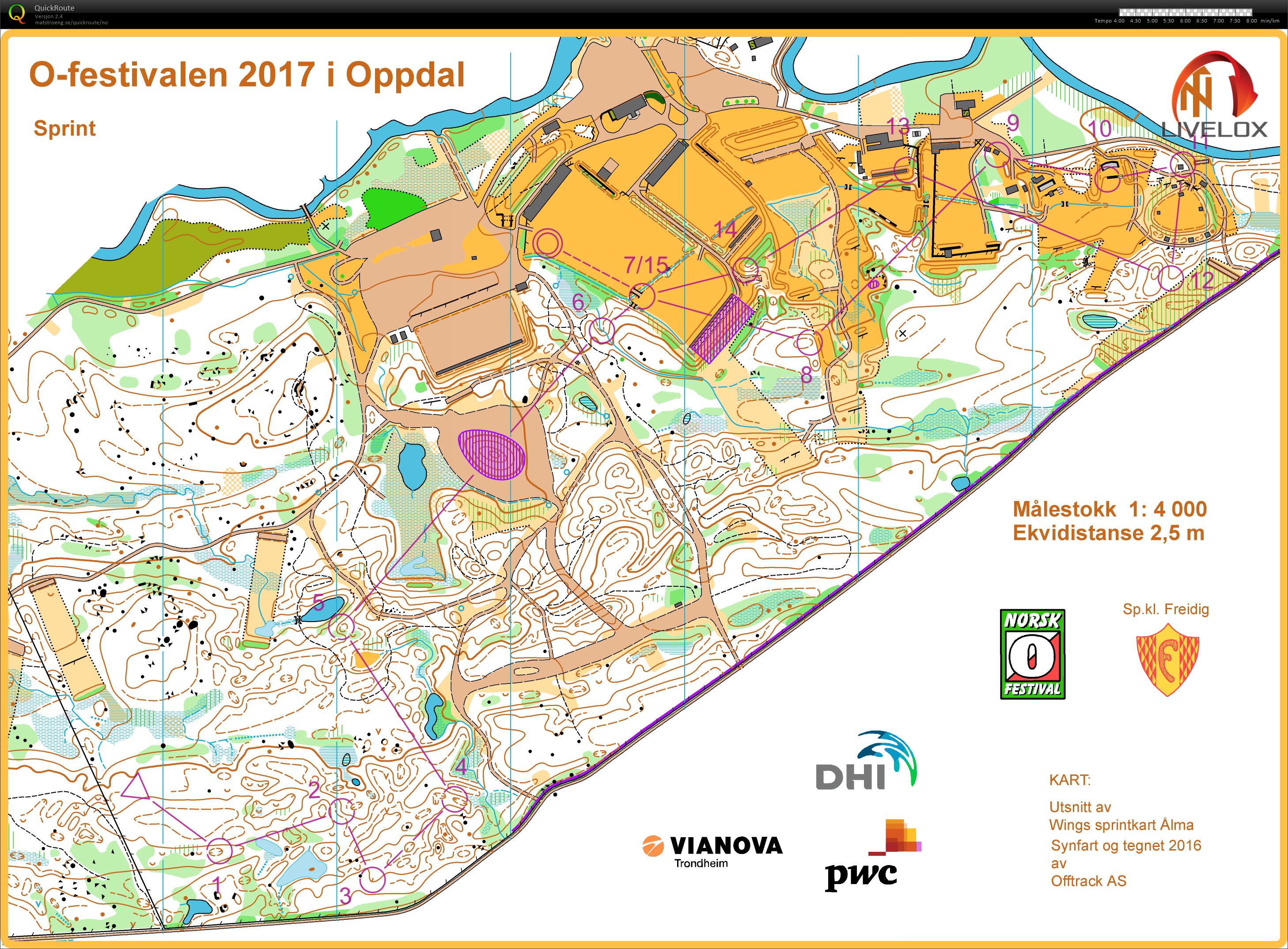 O-festivalen sprint (23-06-2017)