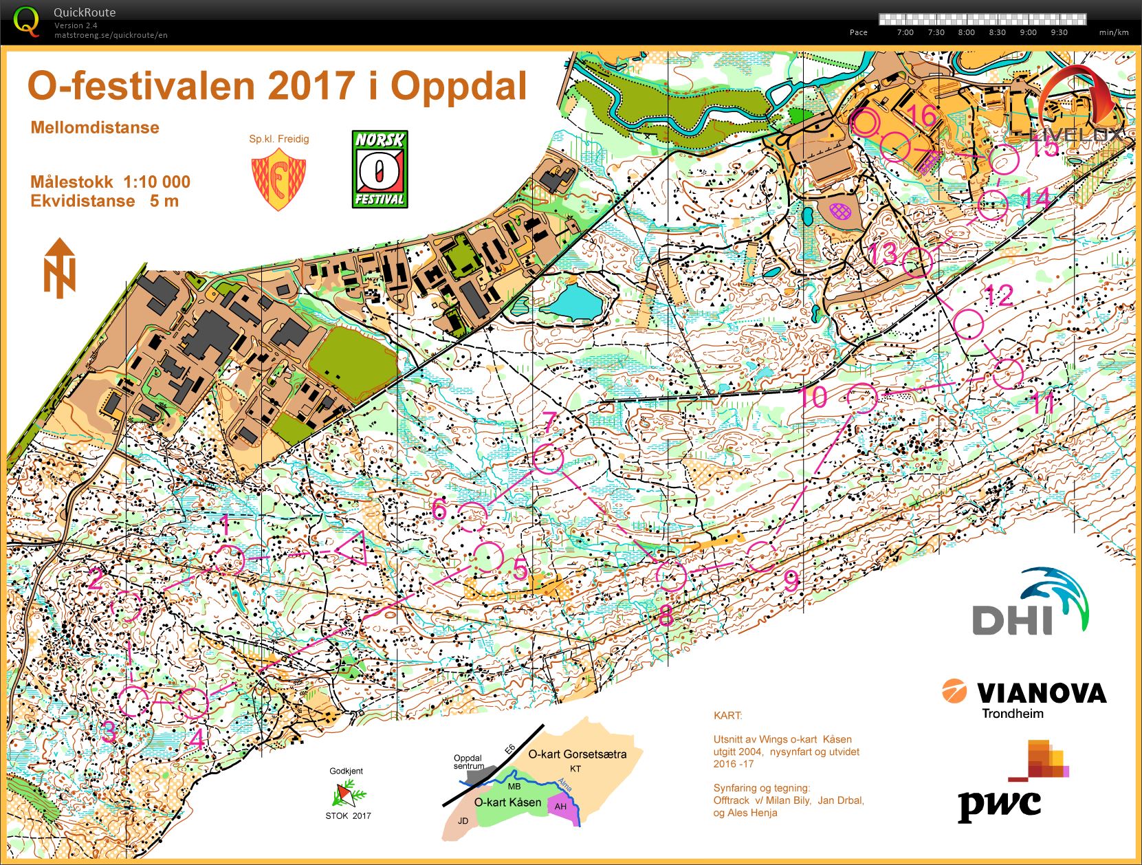 O-festivalen mellom D21E (25-06-2017)