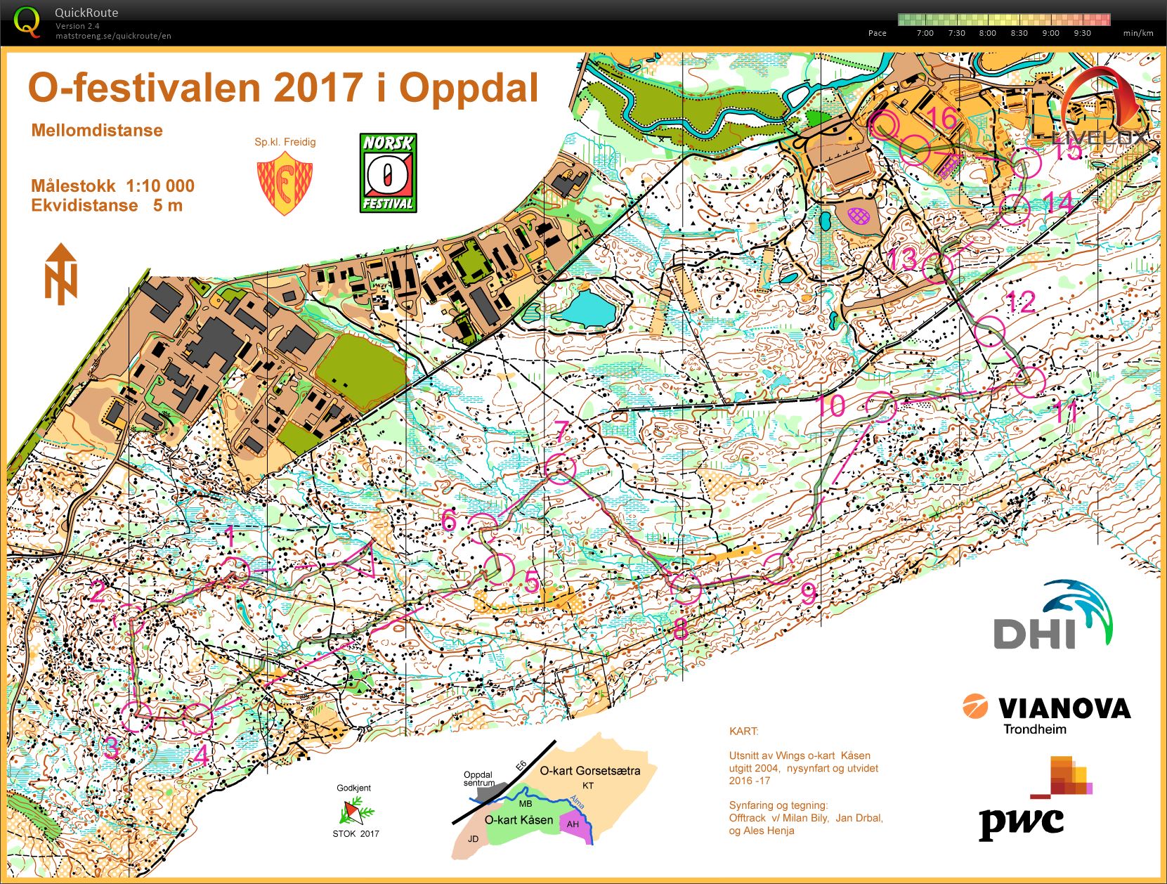 O-festivalen mellom D21E (25/06/2017)