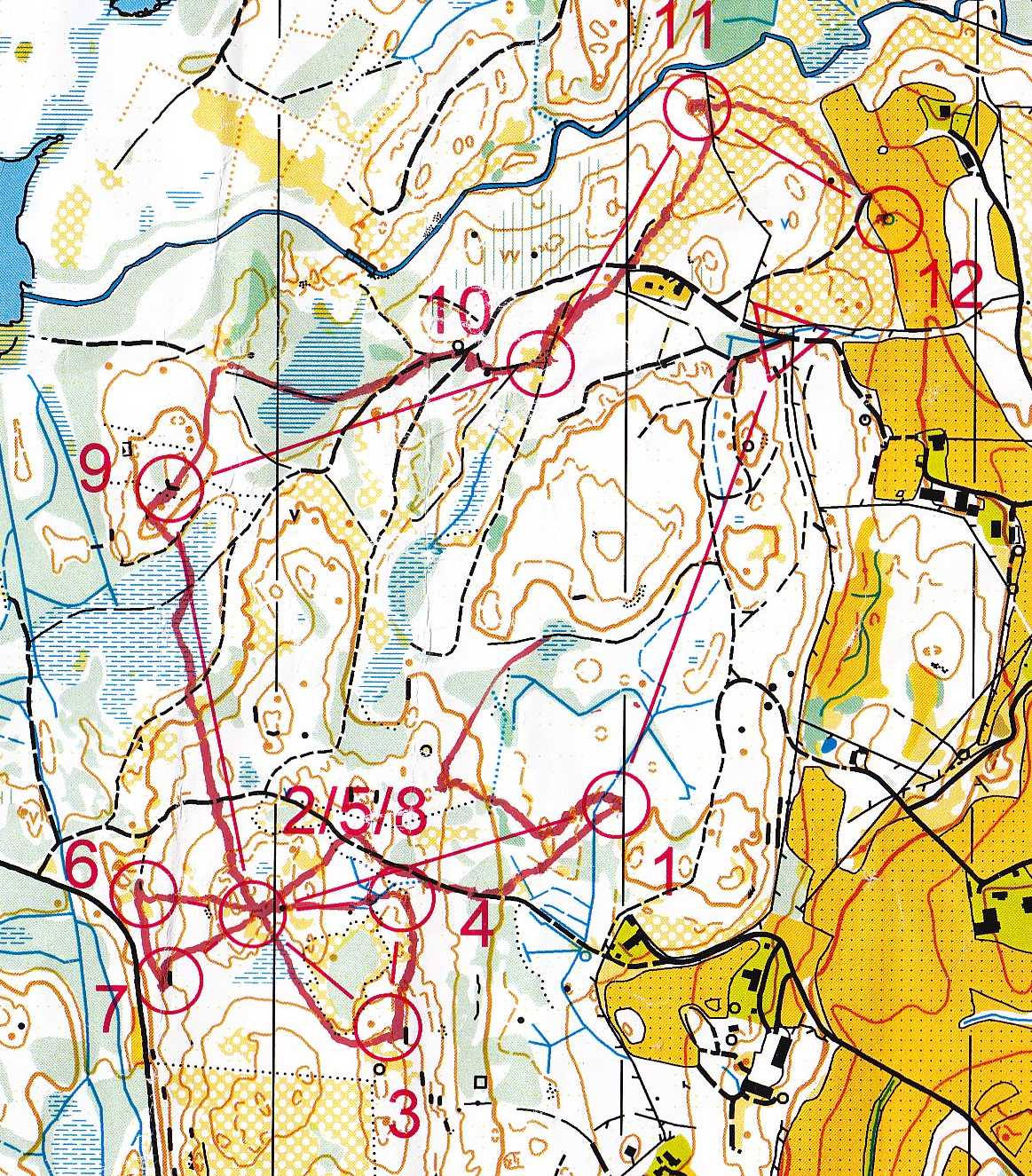 Modum 2-dagers lørdag kart 1 2010 (21/08/2010)