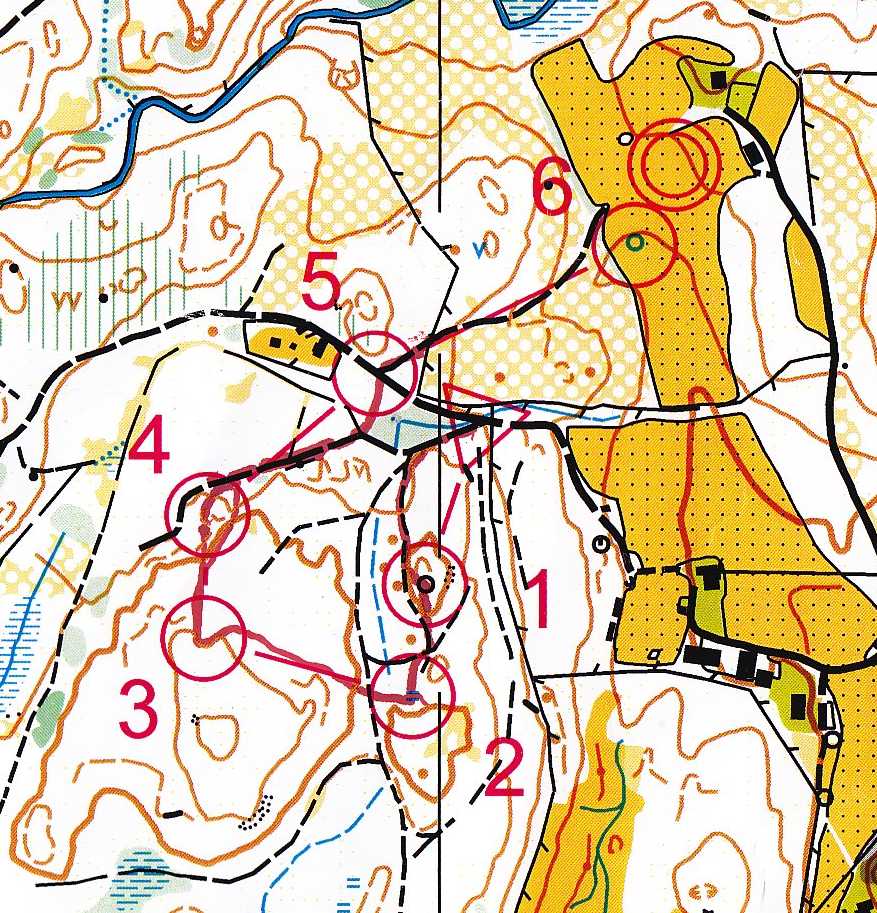 Modum 2 dagers lørdag kart 2 2010 (21-08-2010)