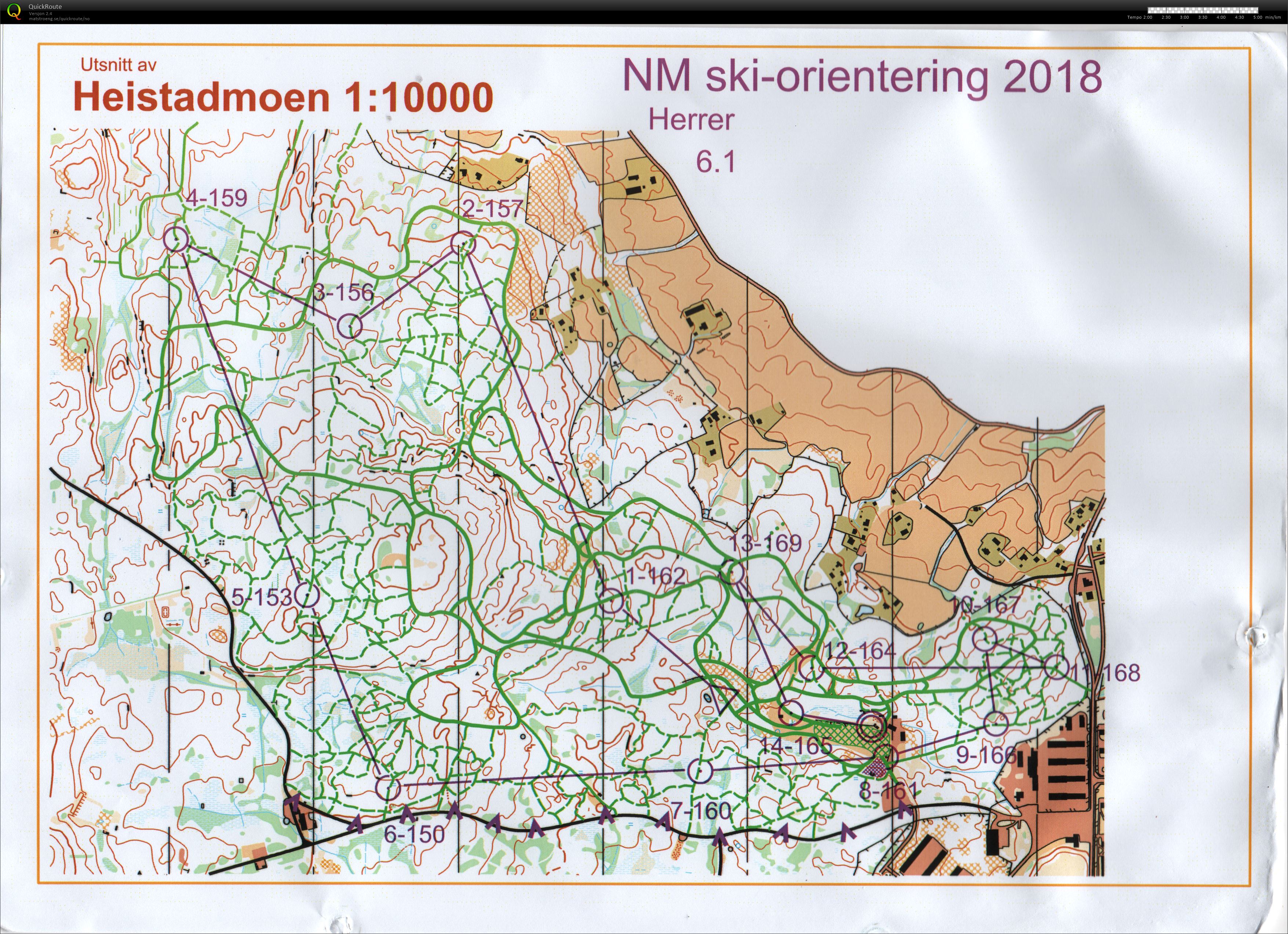 Ski-o NM stafett (18-02-2018)