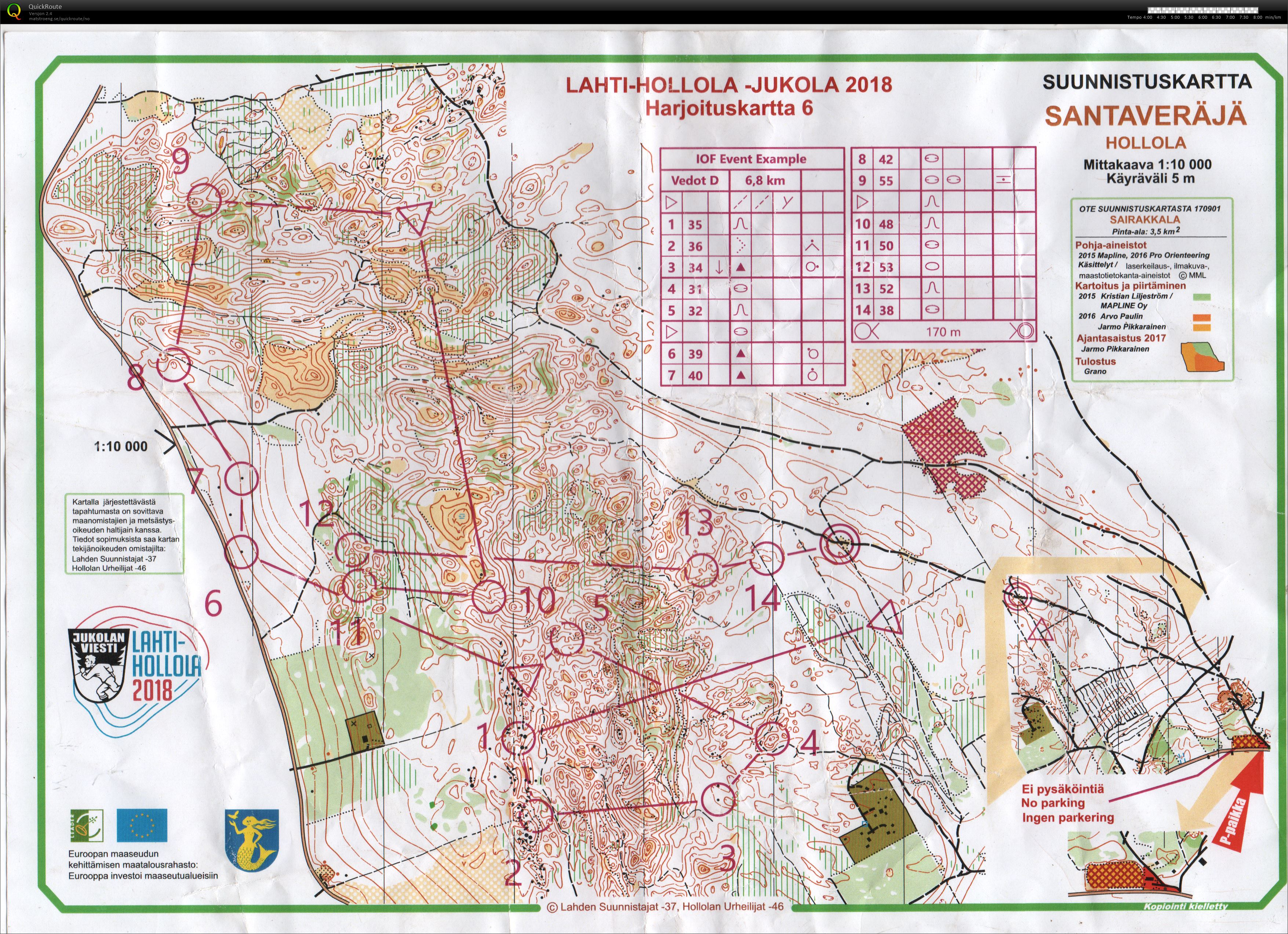 Jukola precamp #1 (14/06/2018)