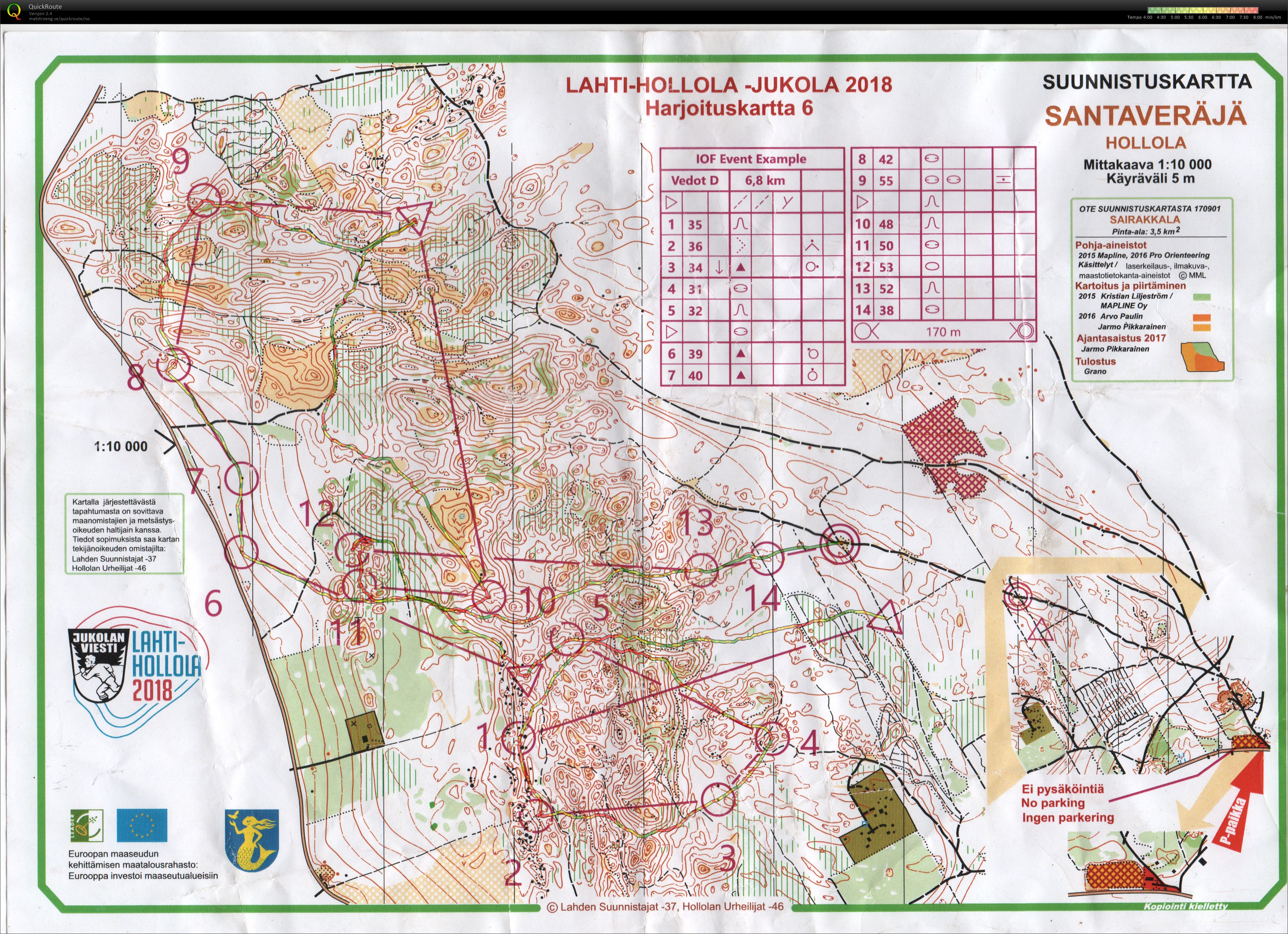 Jukola precamp #1 (14-06-2018)