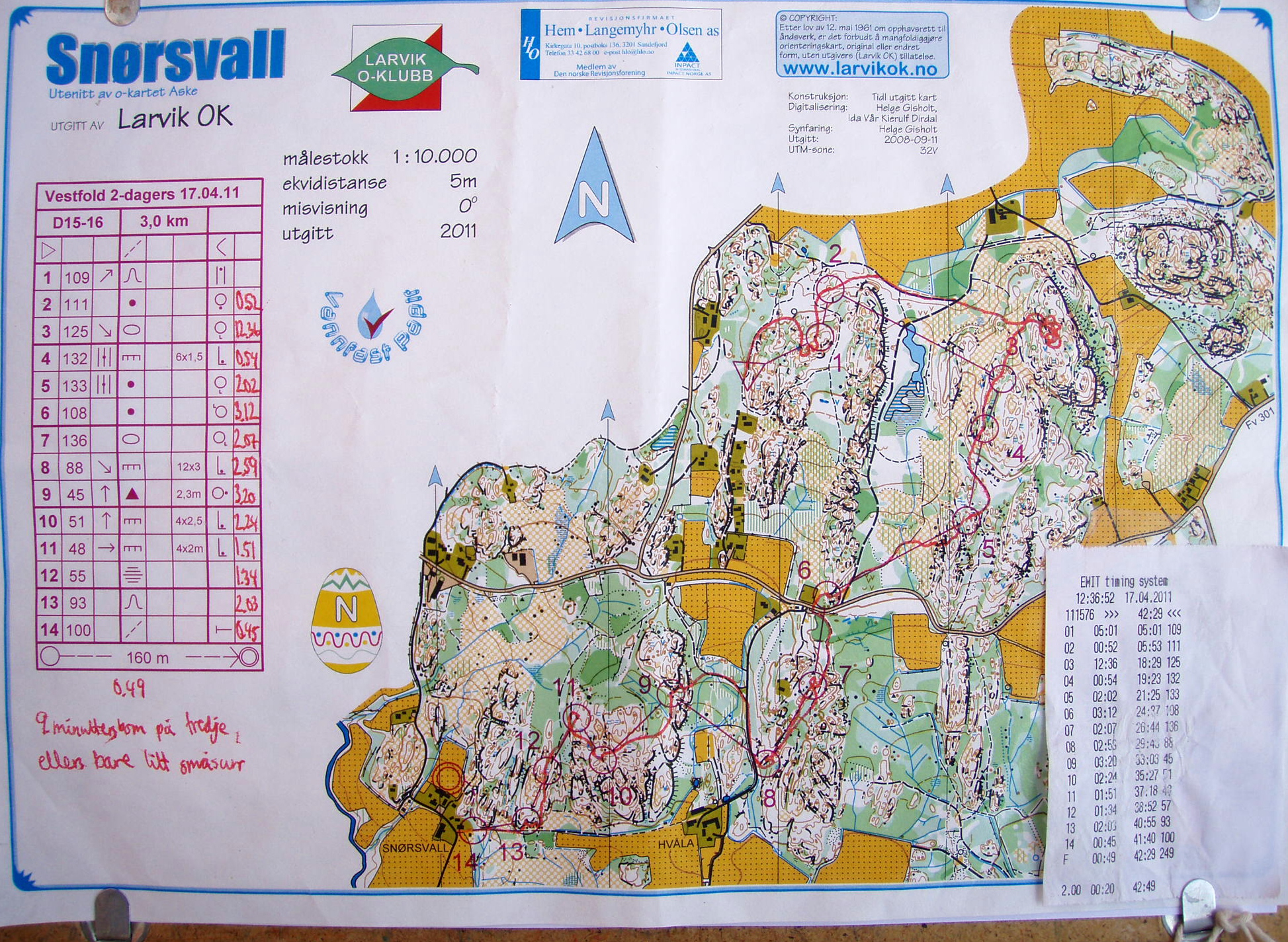 Vestfold 2-dagers D15-16 (2011-04-17)