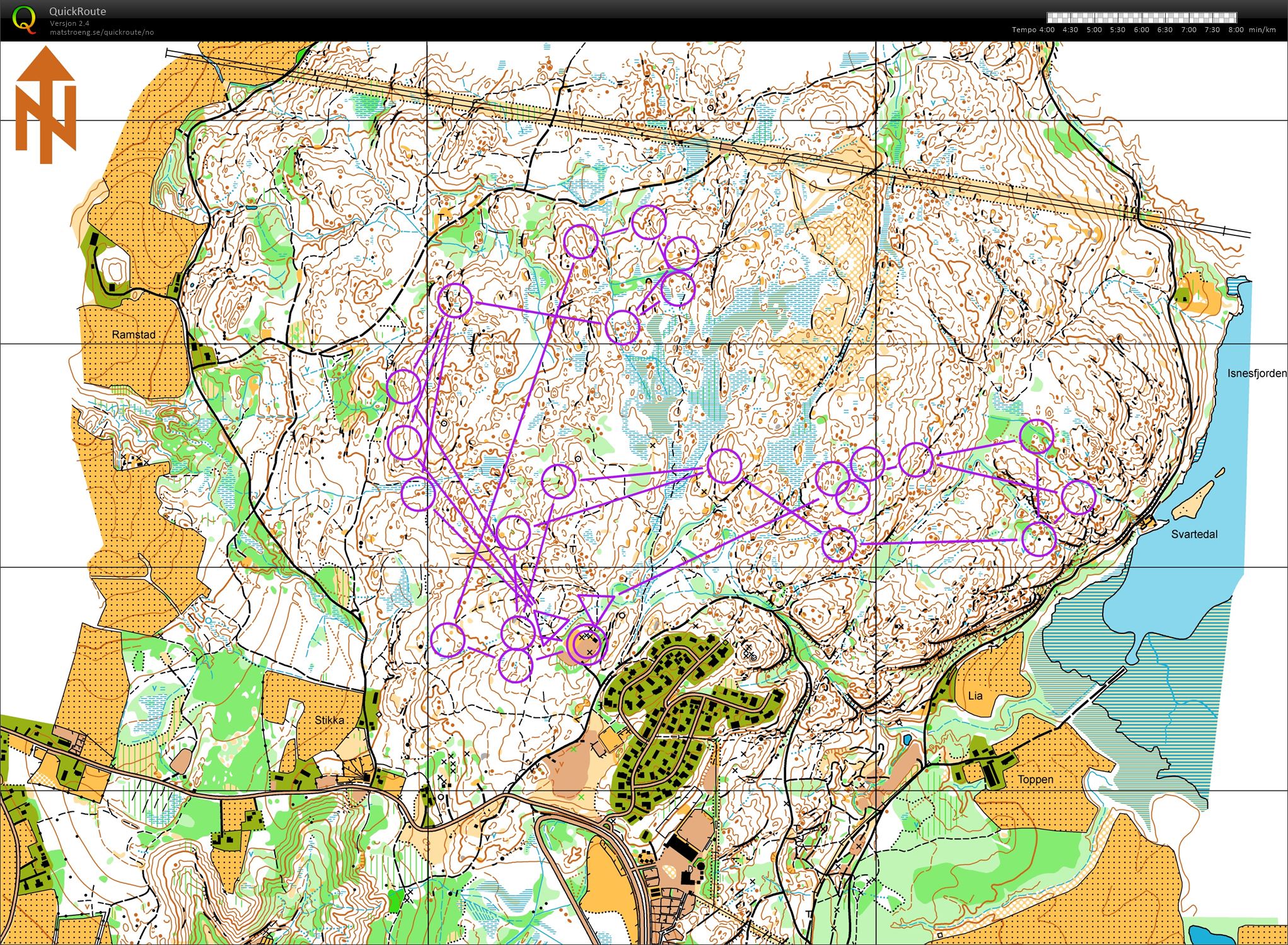 Stafettøkt Stikkaåsen (25.06.2019)