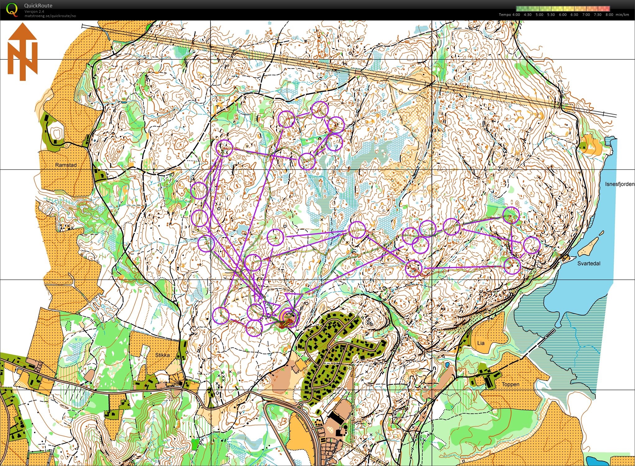 Stafettøkt Stikkaåsen (25-06-2019)