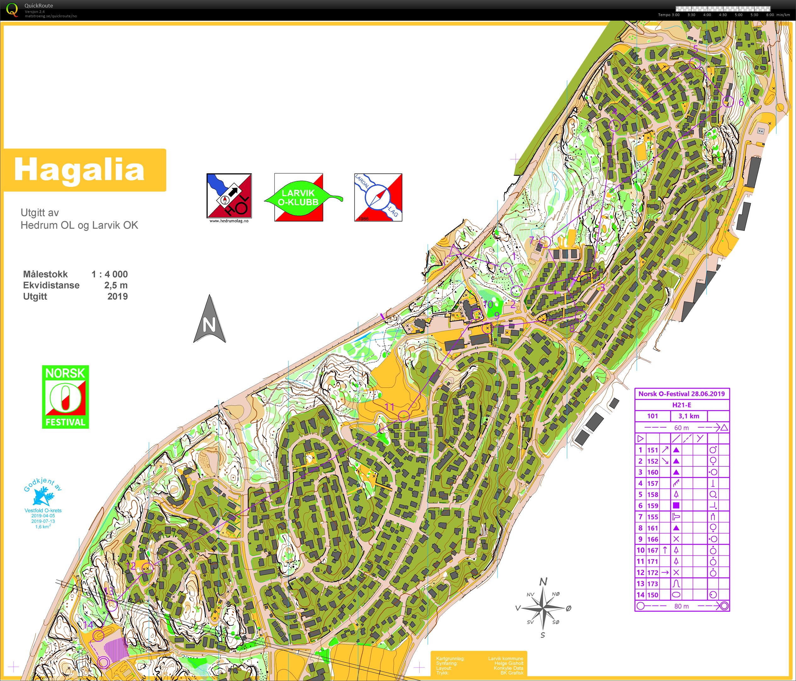 O-festivalen sprint (28/06/2019)