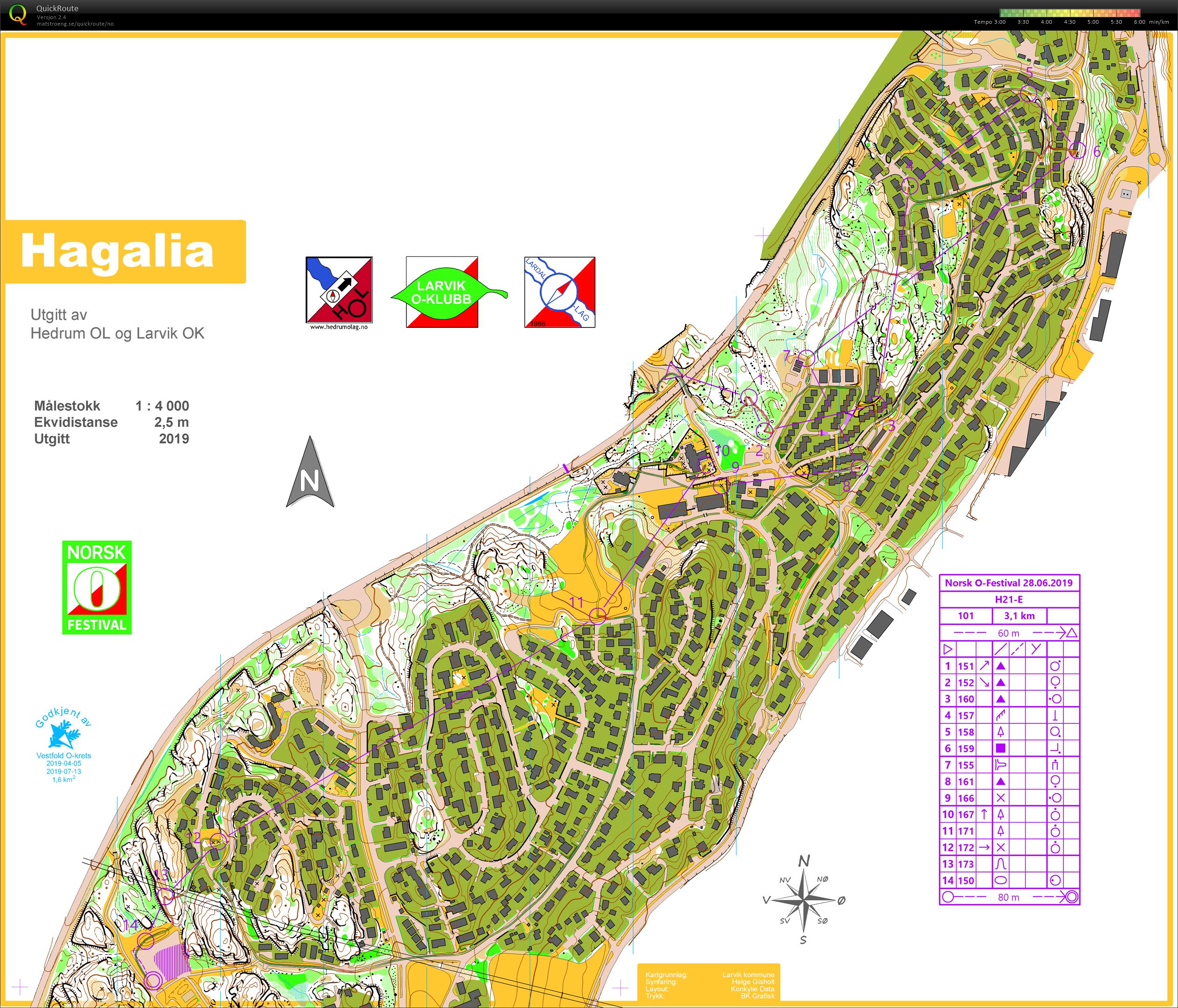 O-festivalen sprint (28/06/2019)
