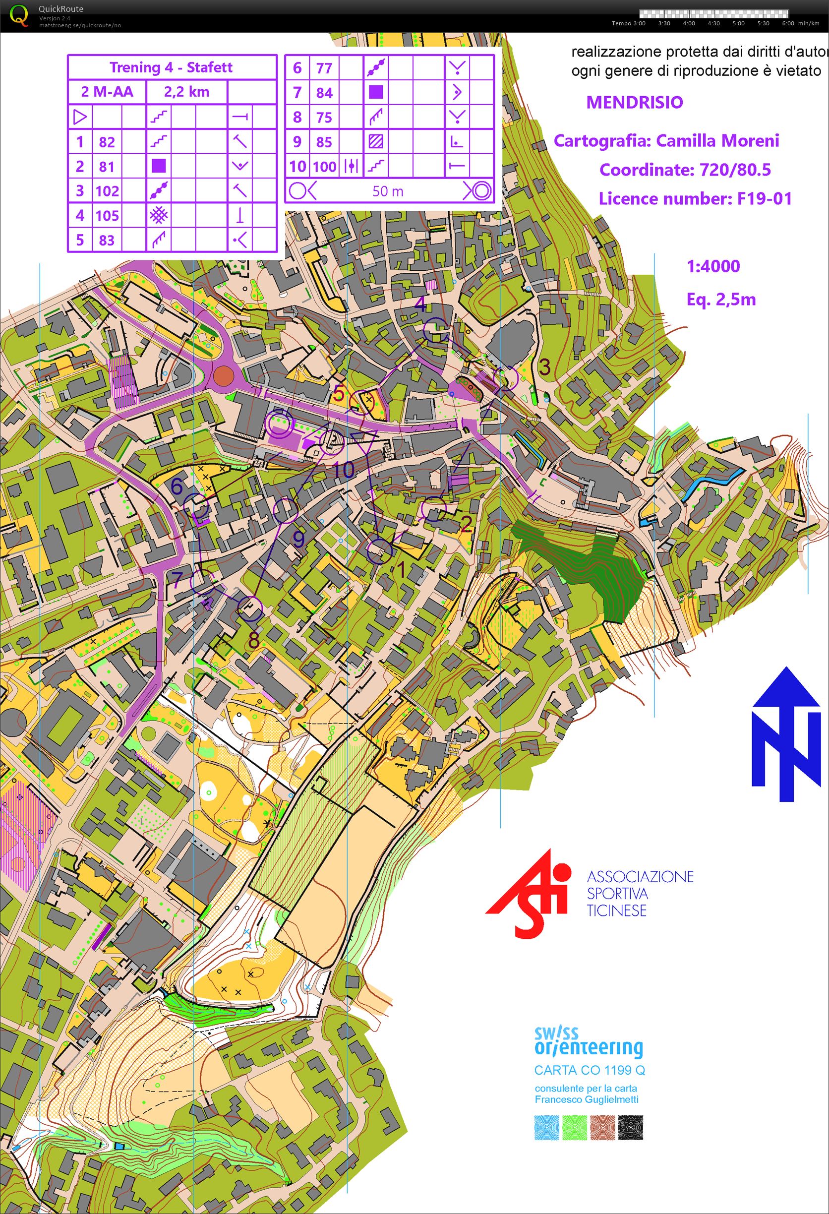 Sprintsamling Sveits #3 Stafettøkt drag 1 (15.01.2020)