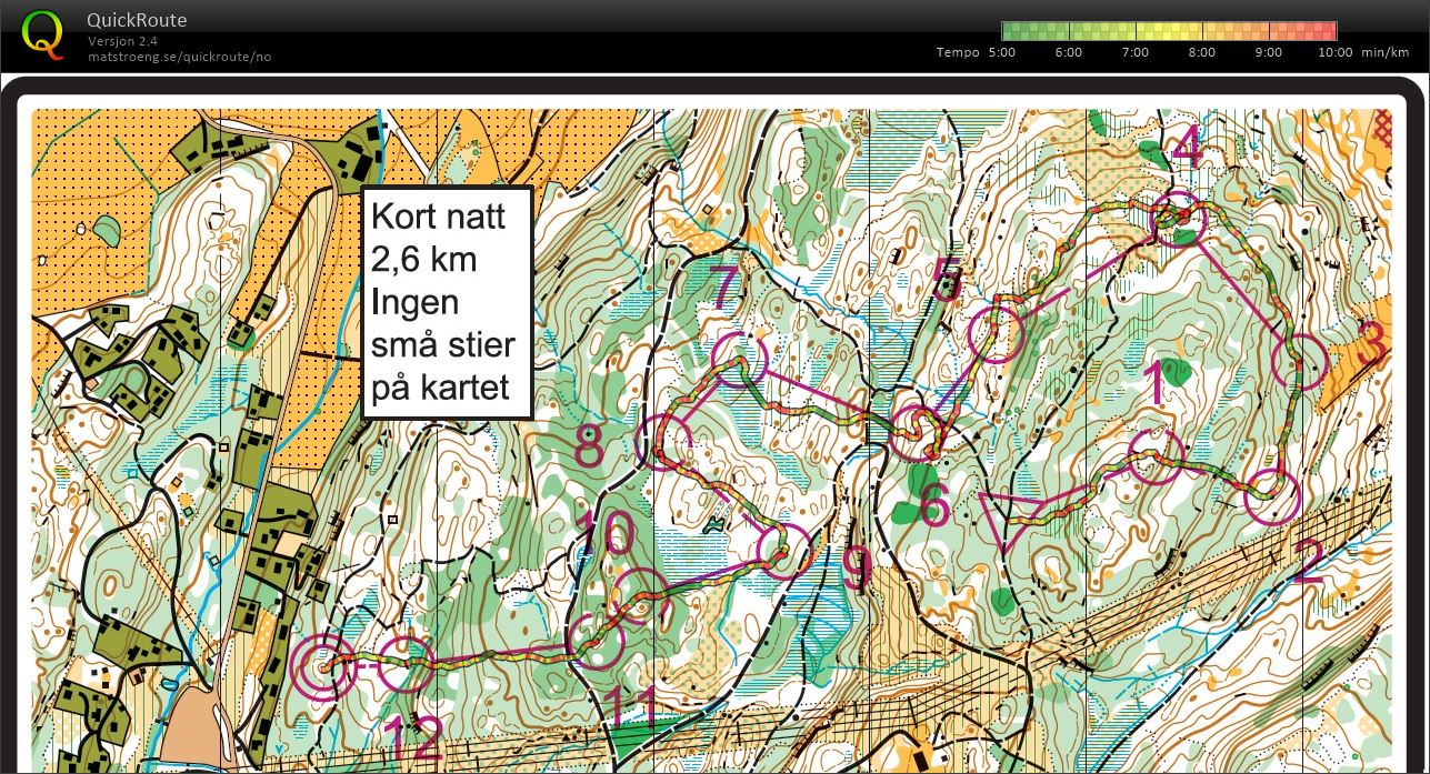 Kort nattøkt i Estenstad (26/10/2020)