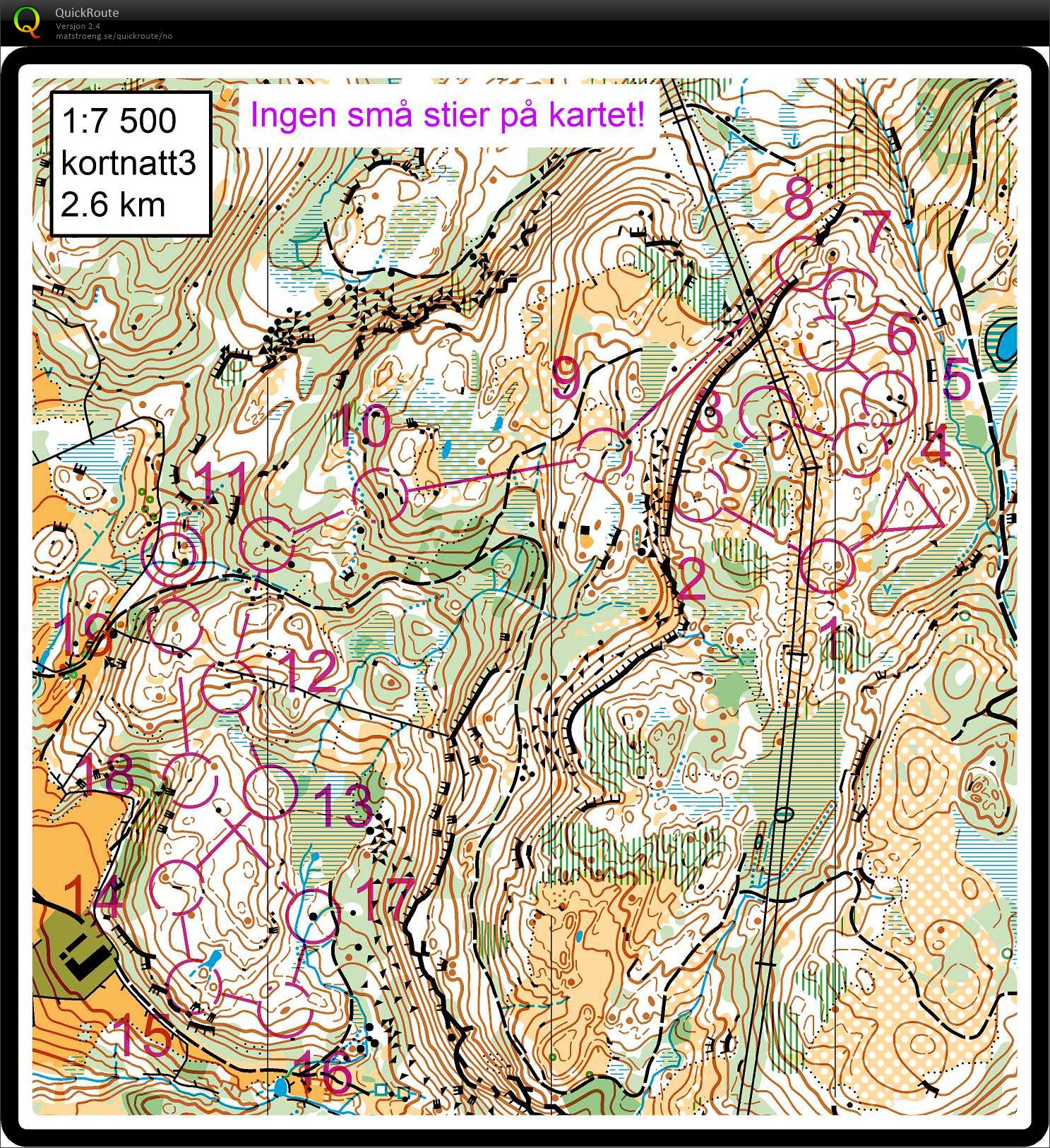 Kort nattøkt (09/11/2020)