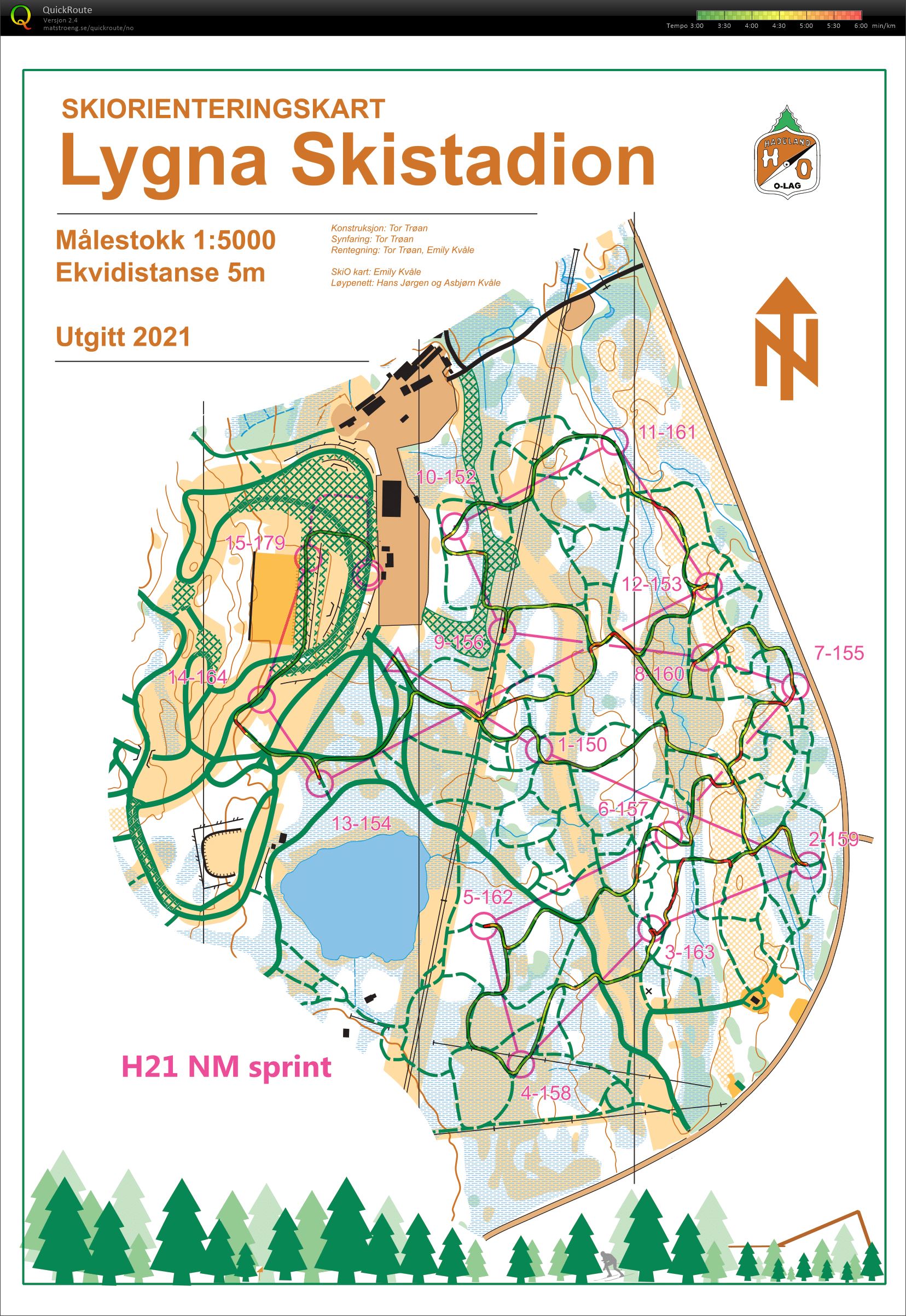 Ski-o NM sprint (23/01/2021)