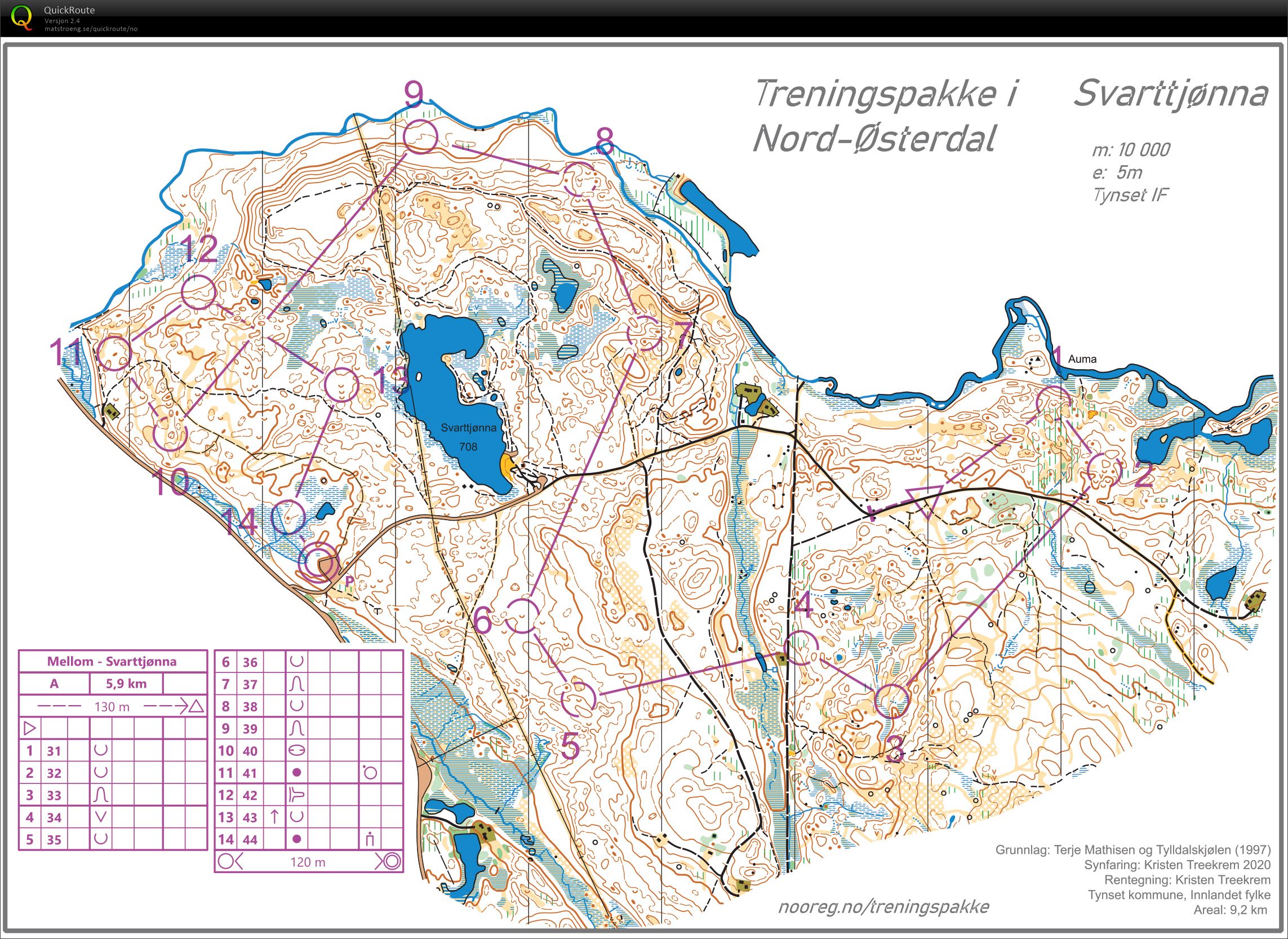 O-tek Svarttjønna (29-07-2021)